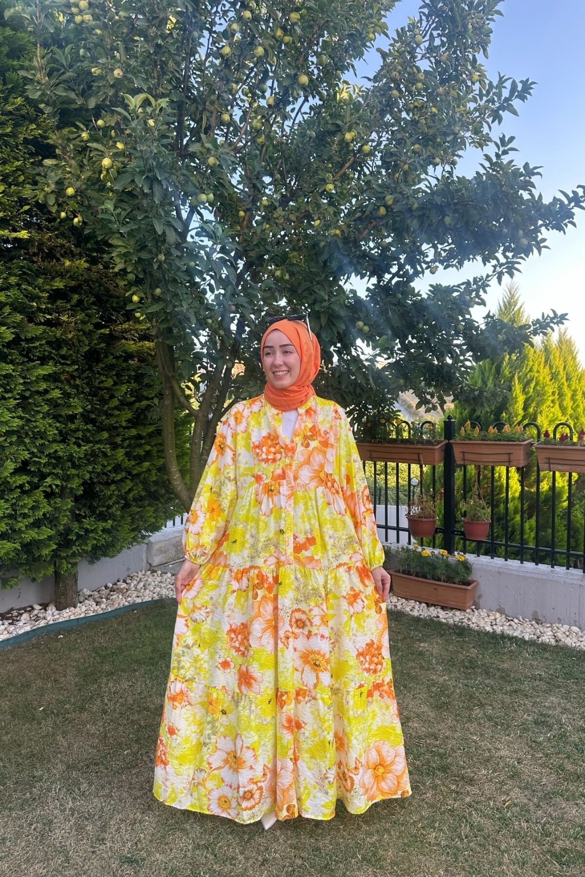 AFİFE MODEL MANGO KUMAŞ ELBİSE