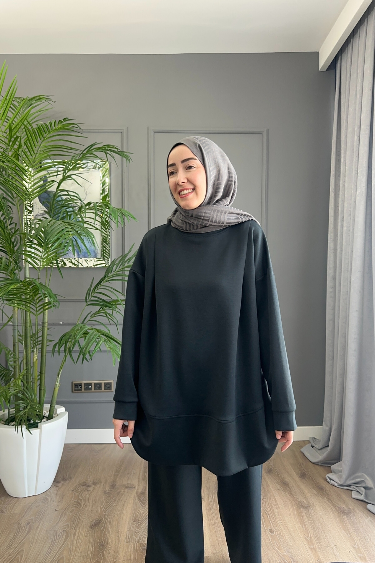 AMATİST KALIN OYHSHO TAKIM ANTRASİT