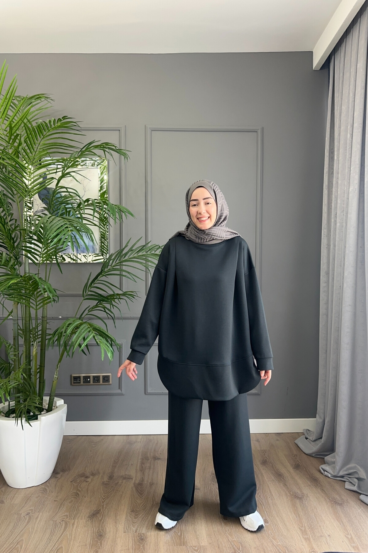 AMATİST KALIN OYHSHO TAKIM ANTRASİT