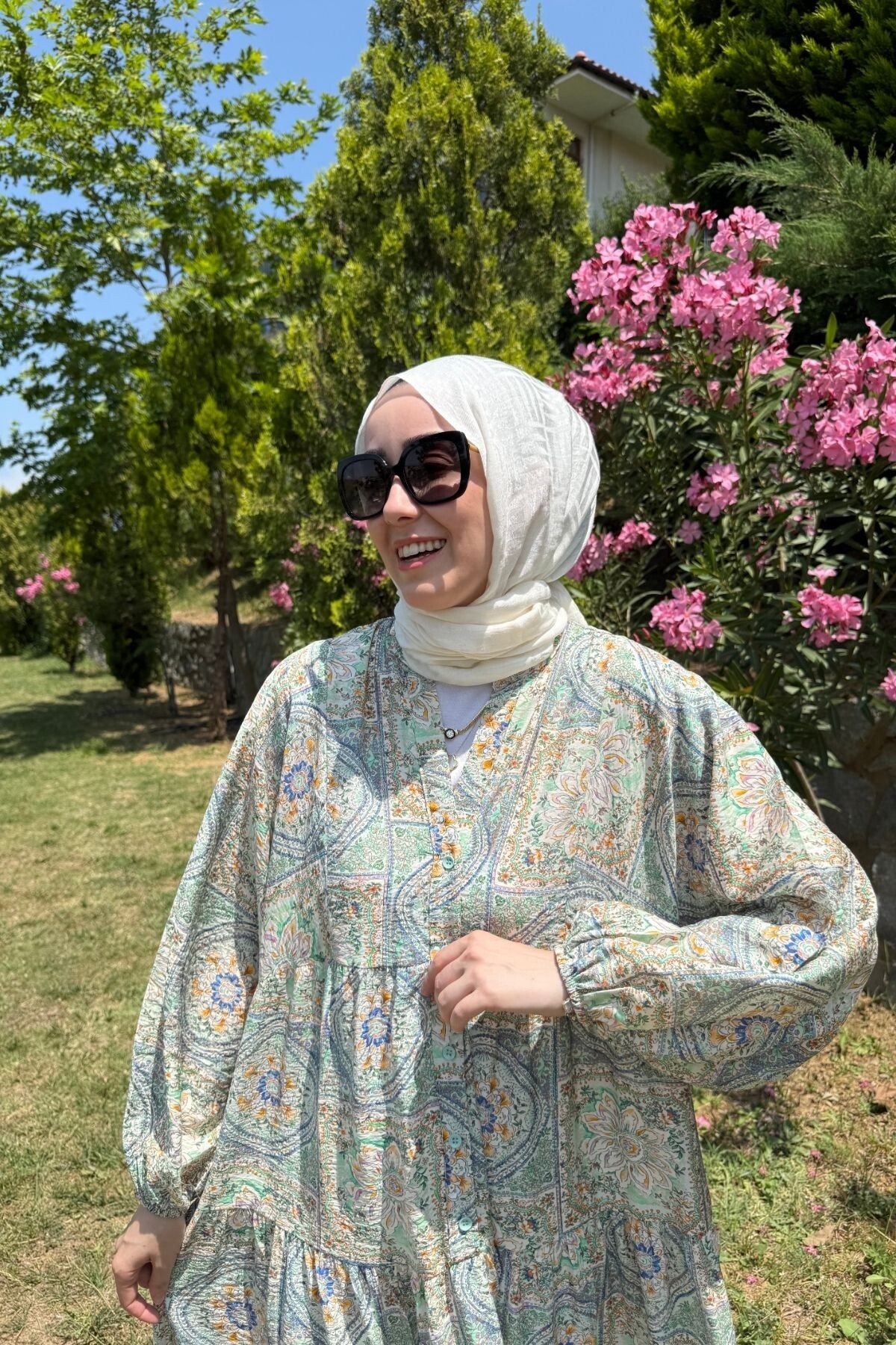 ASEL MODEL MANGO KUMAŞ ELBİSE