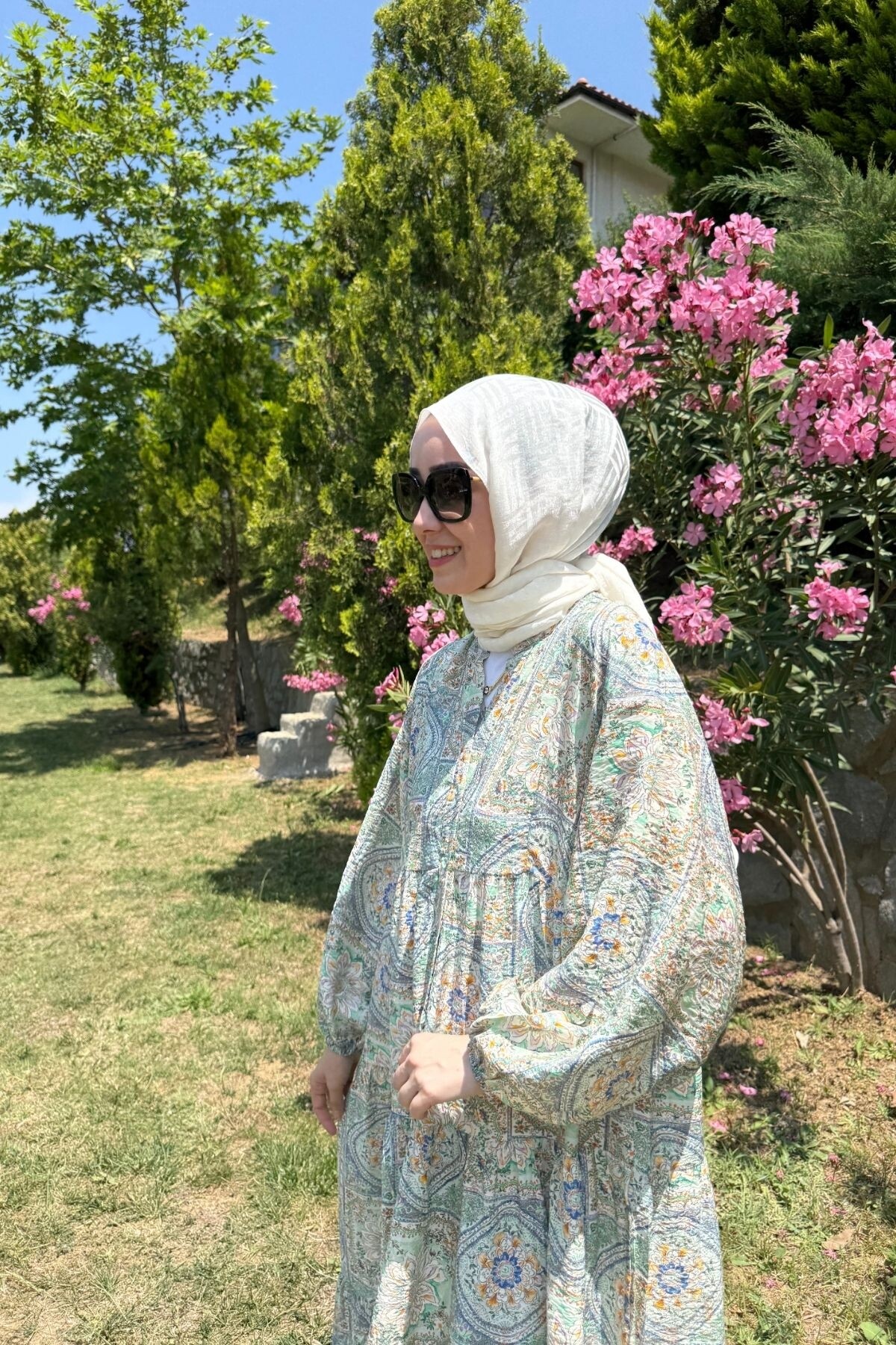 ASEL MODEL MANGO KUMAŞ ELBİSE