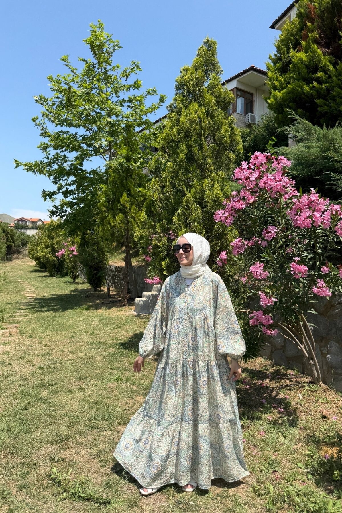 ASEL MODEL MANGO KUMAŞ ELBİSE