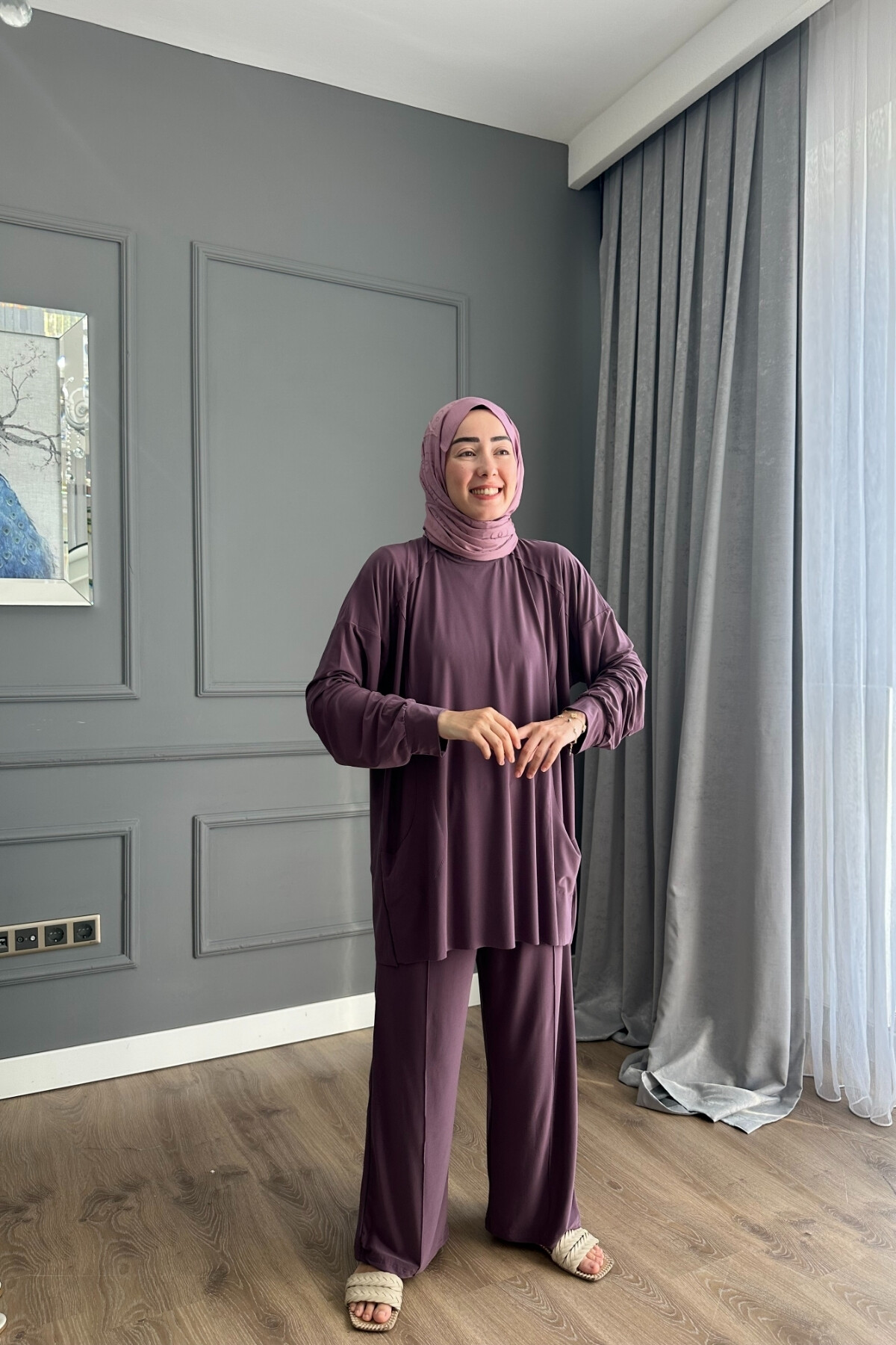 EFLİN SANDY PANTALON TAKIM 4002 GÜL