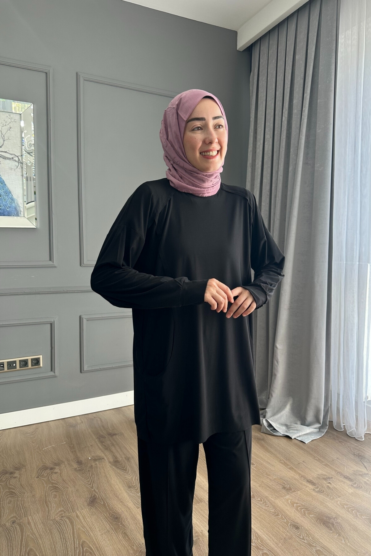 EFLİN SANDY PANTALON TAKIM 4002 SİYAH