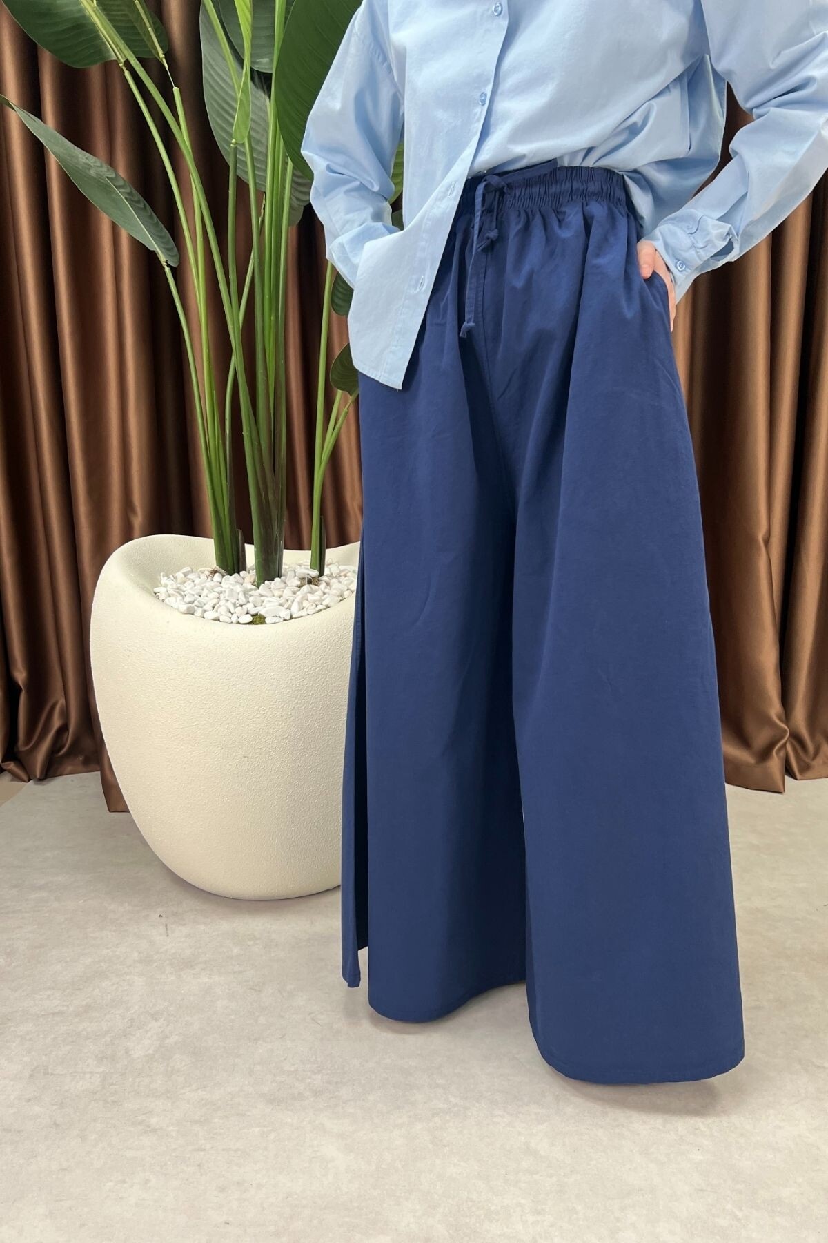 ETEK PANTALON MODEL LACİVERT