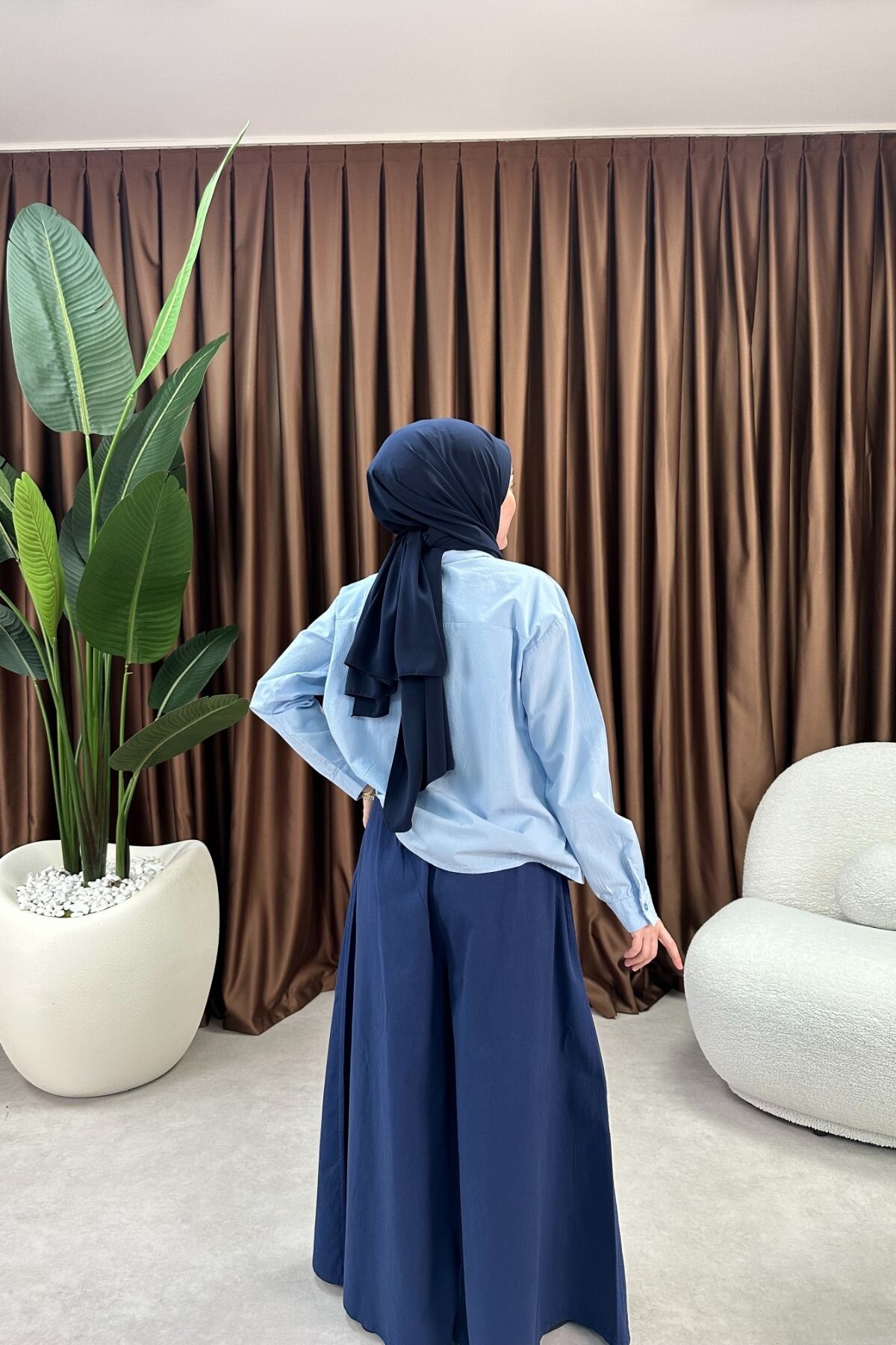 ETEK PANTALON MODEL LACİVERT