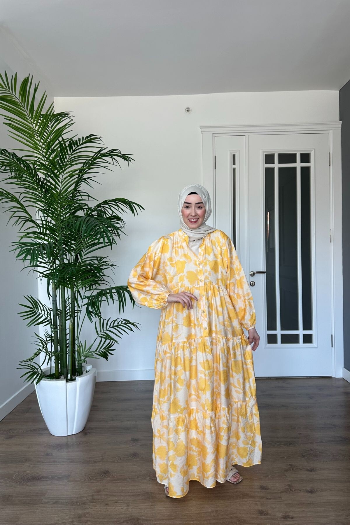 FİRUZE MODEL MANGO KUMAŞ ELBİSE ÖN SİPARİŞ