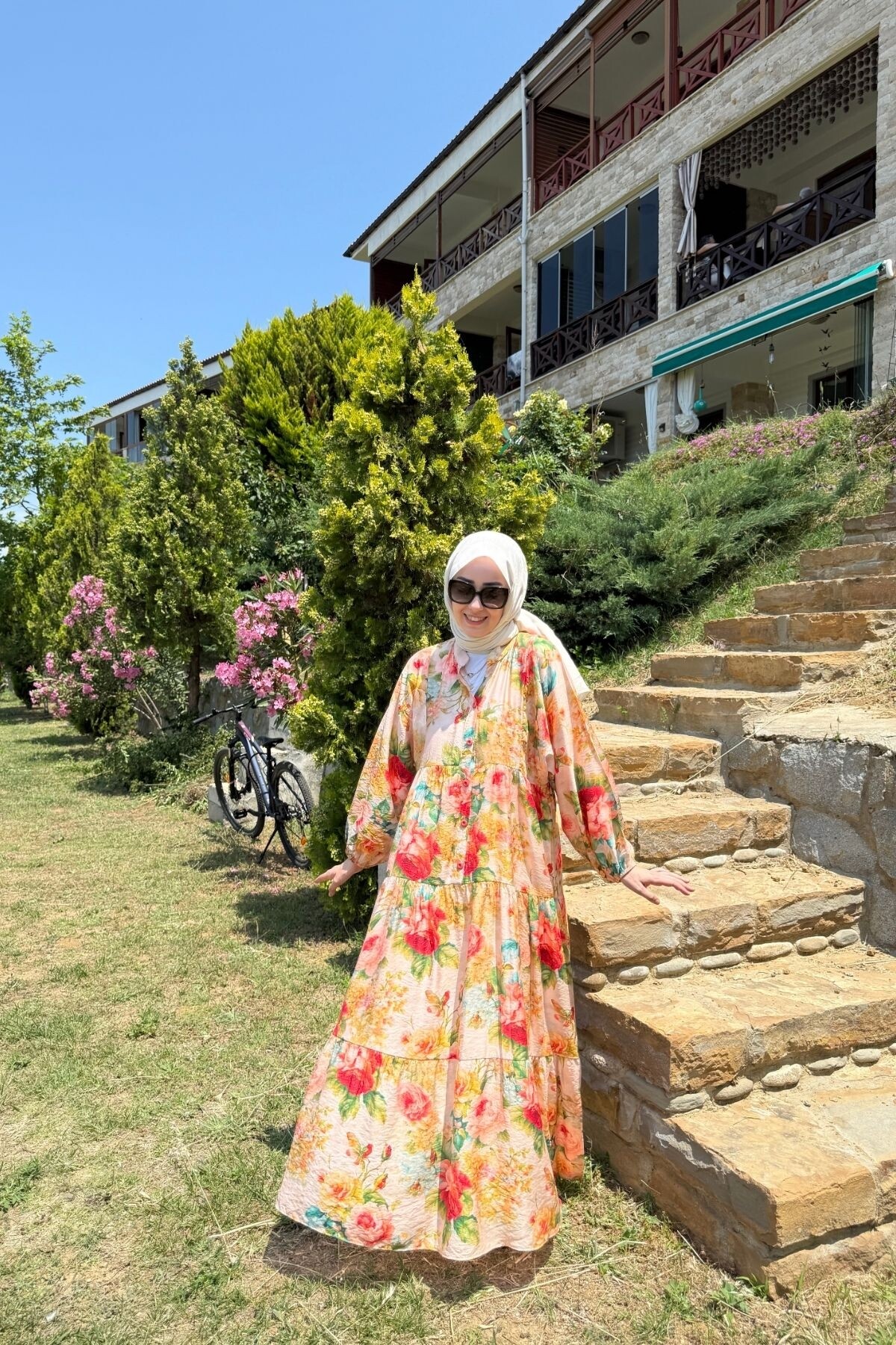 GLOWER MODEL MANGO KUMAŞ ELBİSE