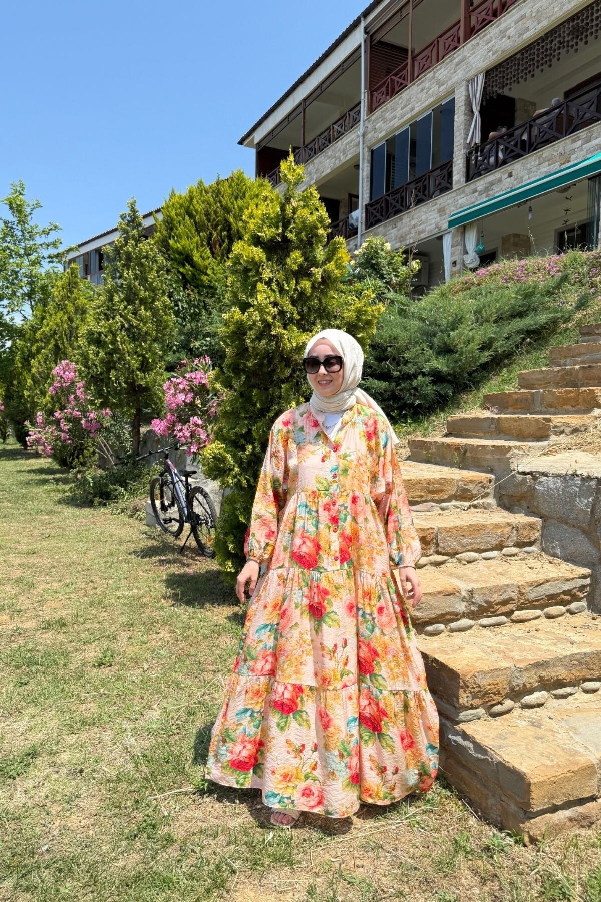 GLOWER MODEL MANGO KUMAŞ ELBİSE