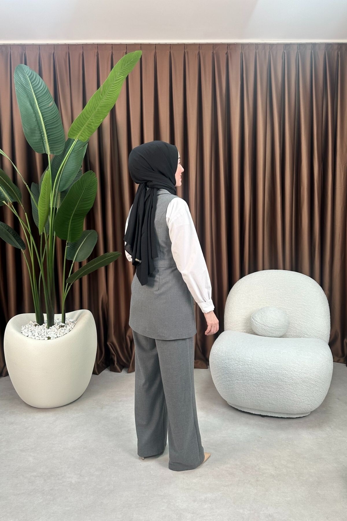 GOFRE YELEKLİ TAKIM 3043 ANTRASİT