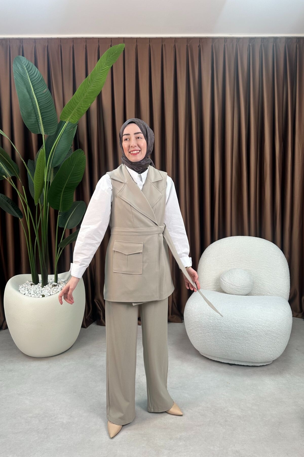 GOFRE YELEKLİ TAKIM 3043 TAŞ