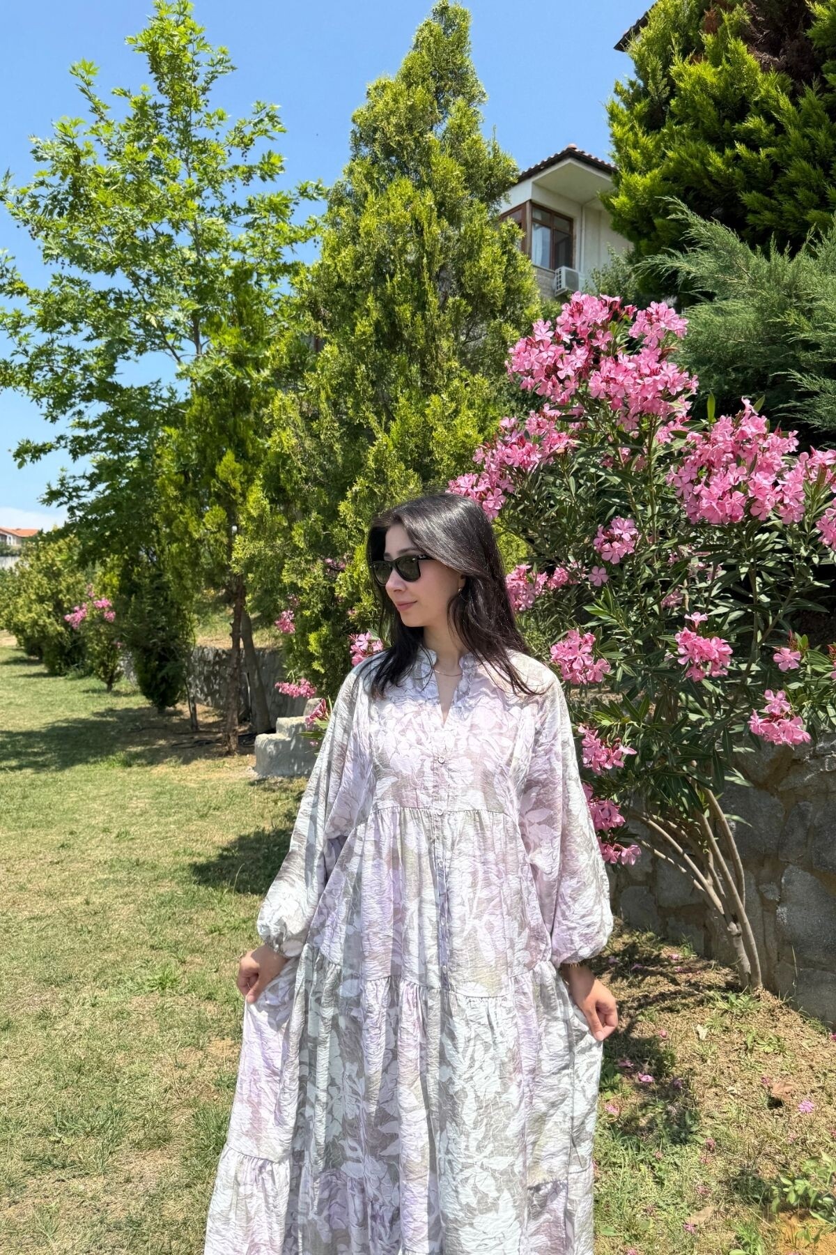 İLA MODEL MANGO KUMAŞ ELBİSE