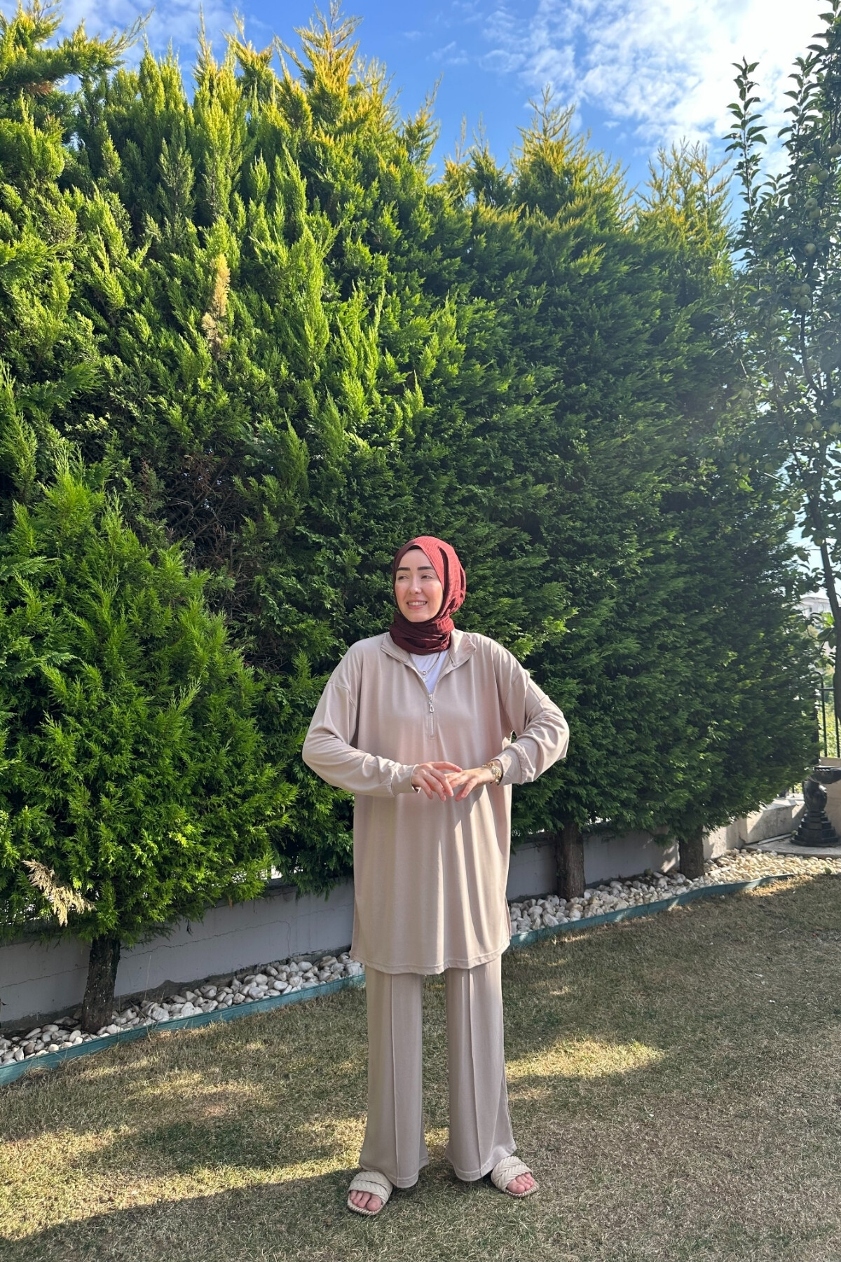 İNCİ MODEL FERMUARLI OYSHO TAKIM TAŞ