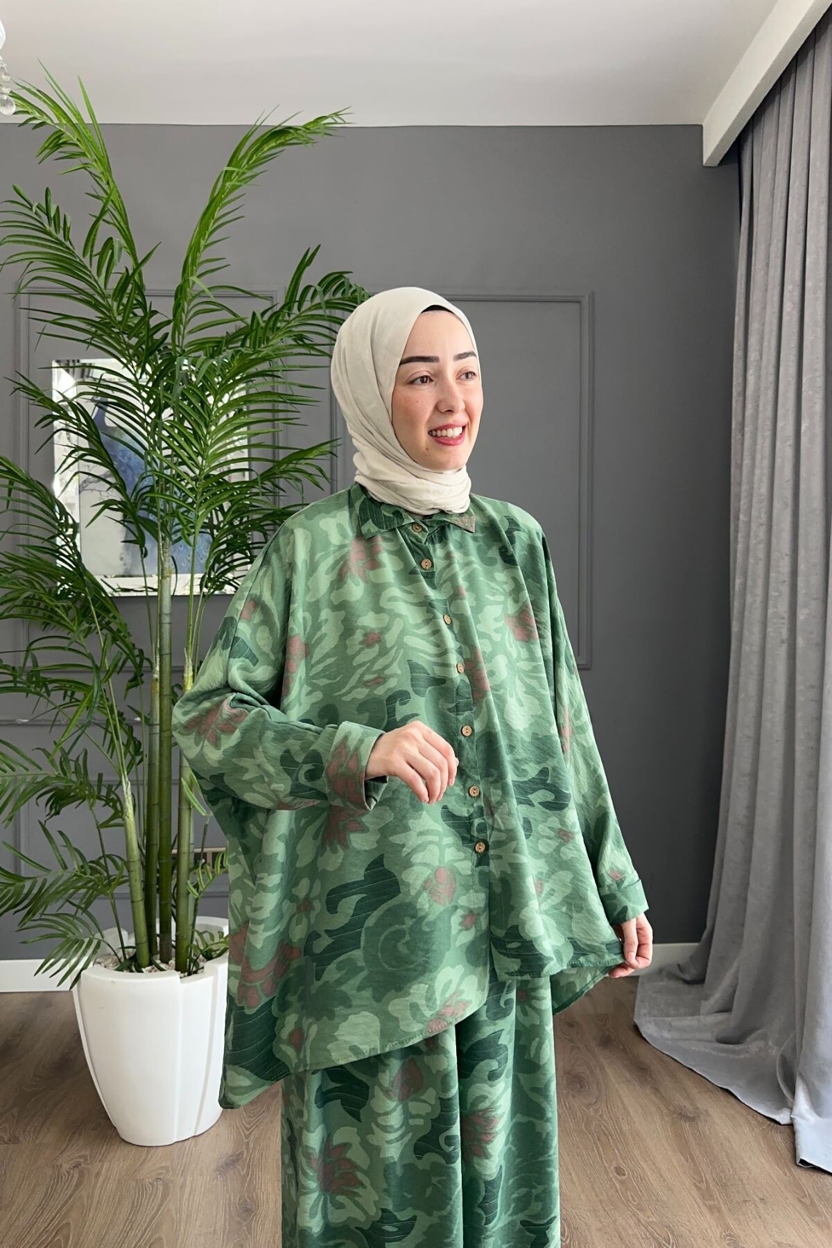 KAMUFLAJ DESEN MANGO KUMAŞ TAKIM HAKİ