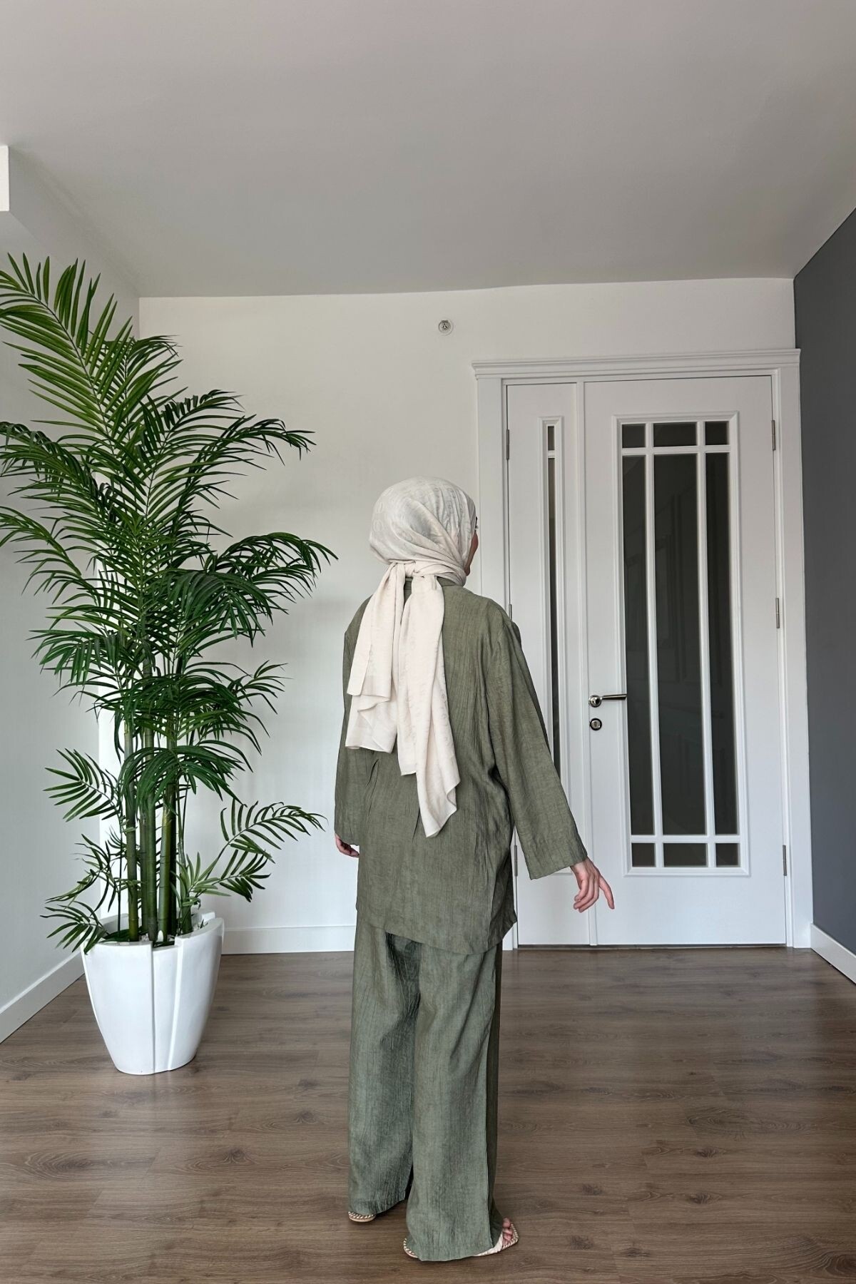 LİNEN NATUREL MODEL 2084 HAKİ