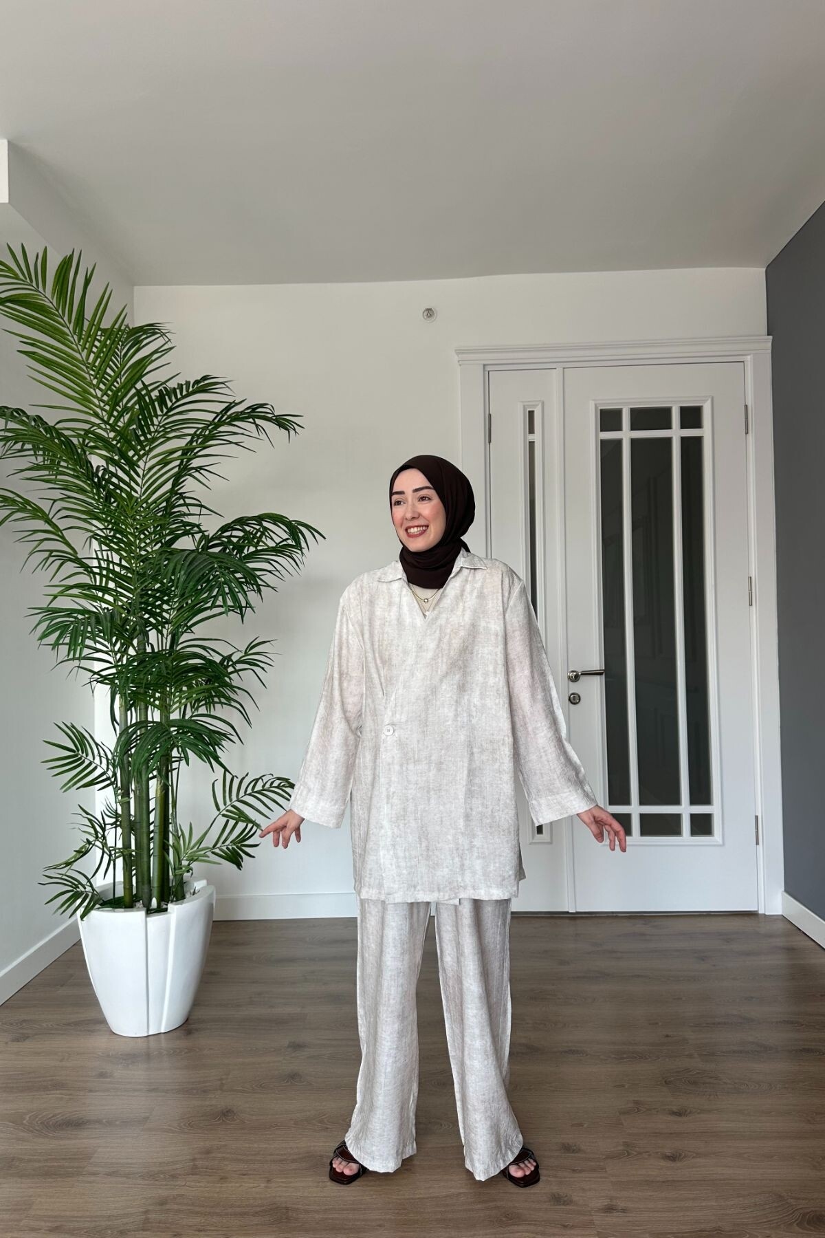 LİNEN NATUREL MODEL 2084 TAŞ