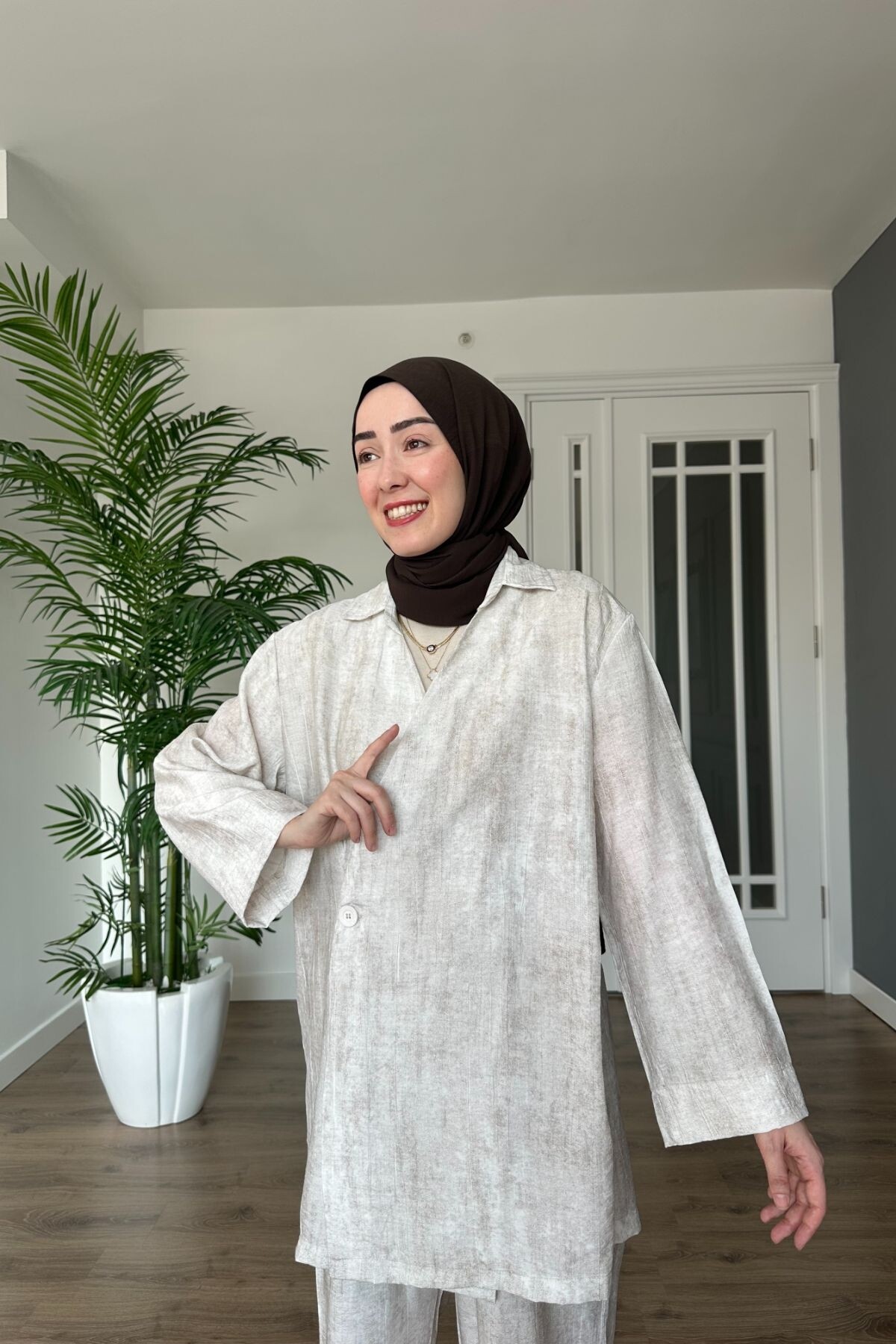 LİNEN NATUREL MODEL 2084 TAŞ