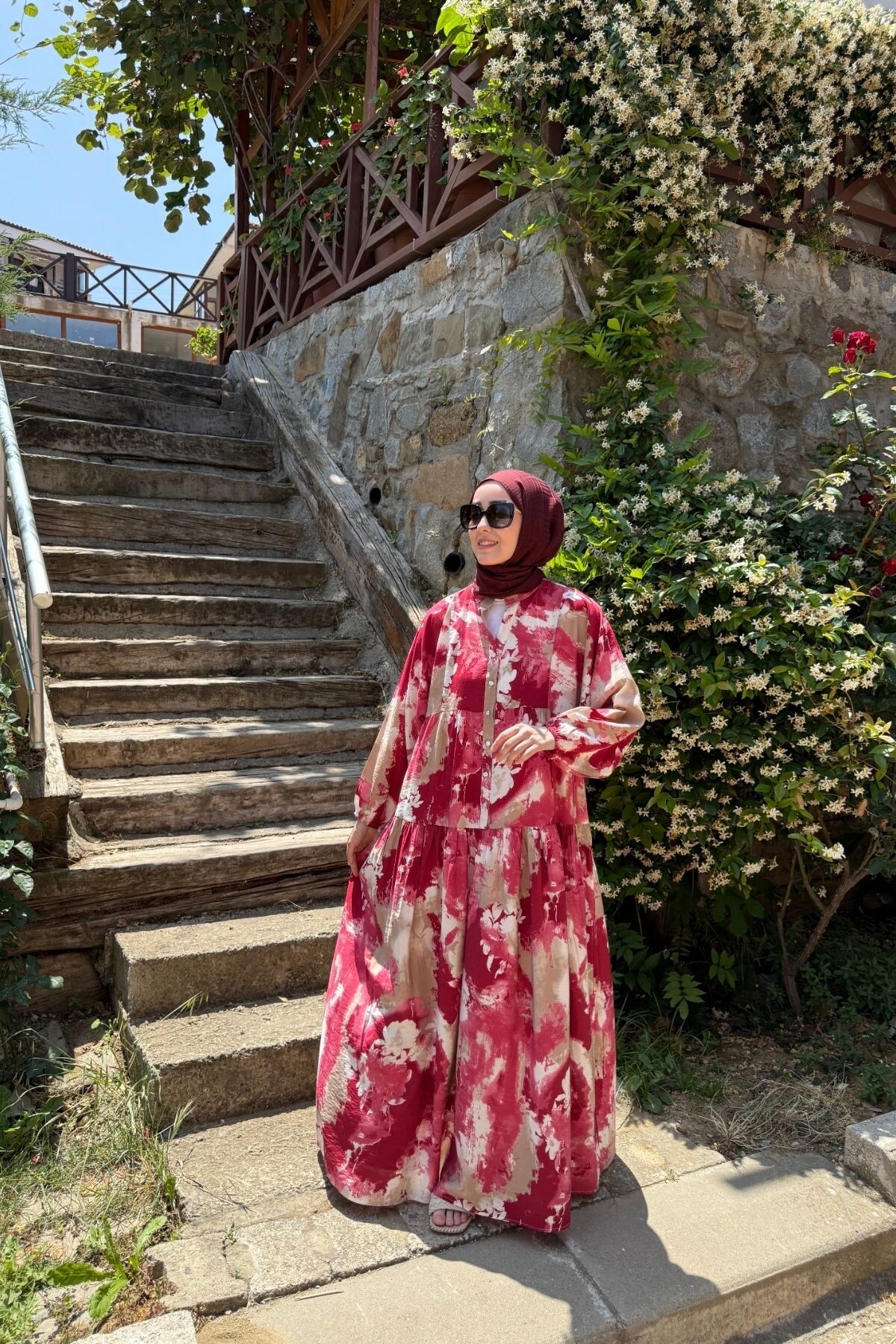 LİSA MODEL MANGO KUMAŞ ELBİSE FUŞYA