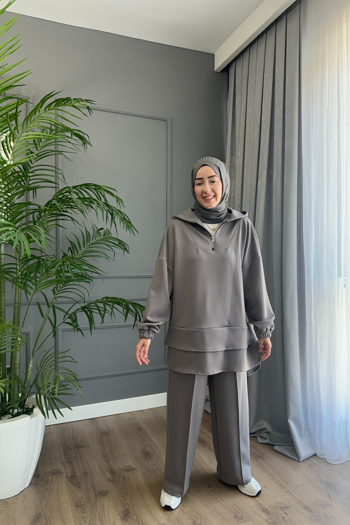 MİAMİ MODEL KALIN OYSHO TAKIM GRİ