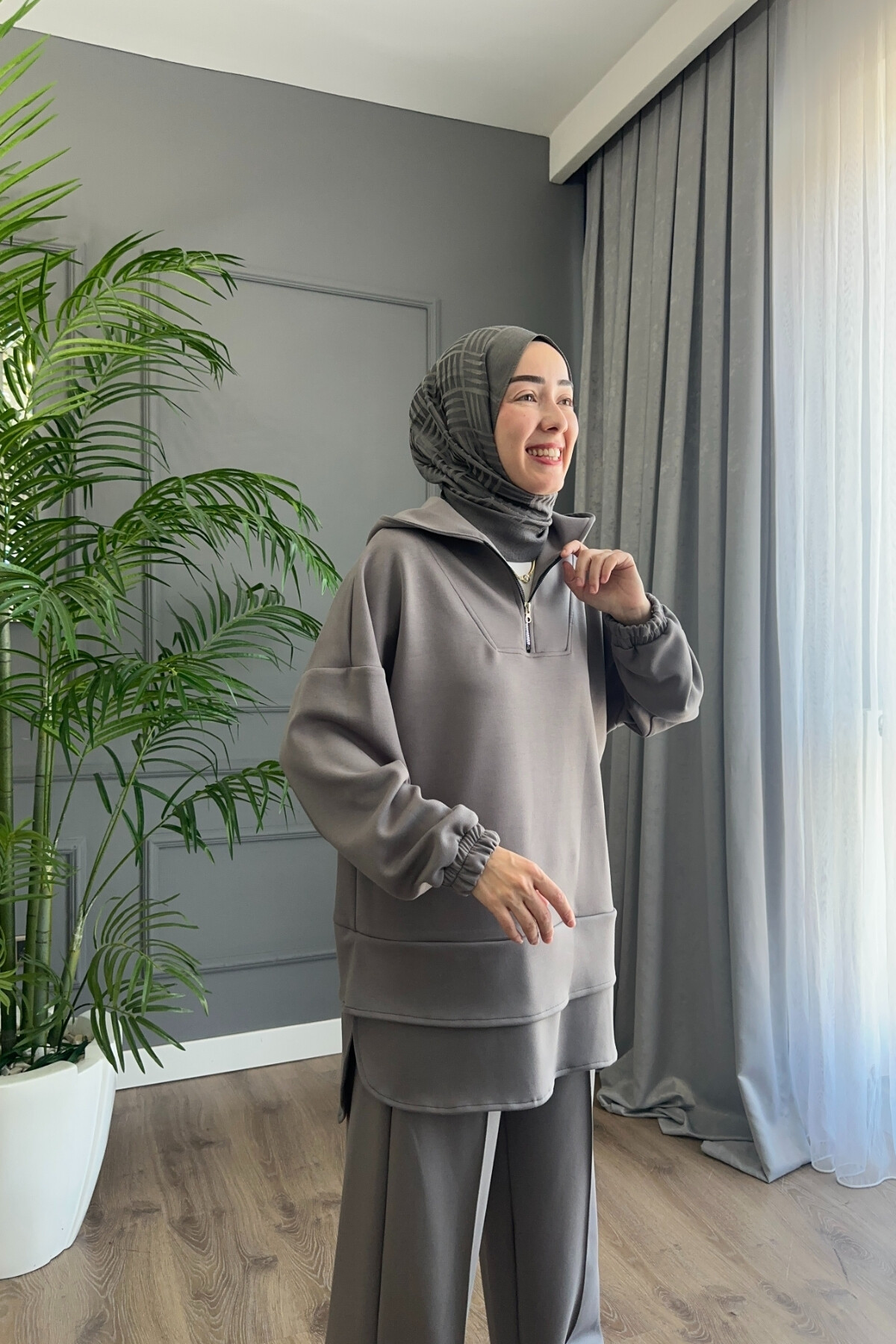 MİAMİ MODEL KALIN OYSHO TAKIM GRİ