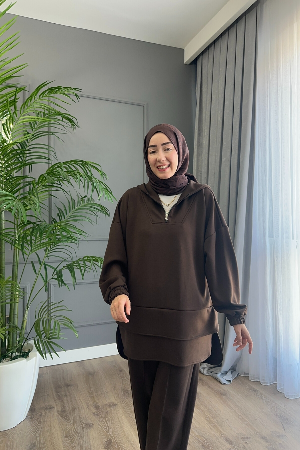 MİAMİ MODEL KALIN OYSHO TAKIM KAHVE