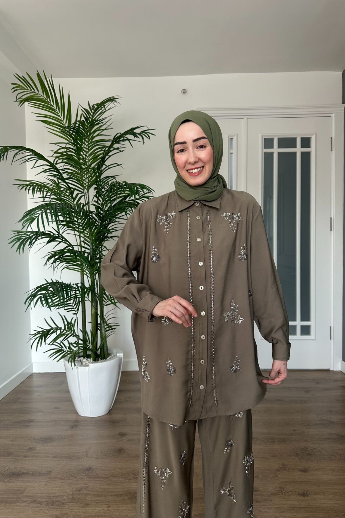 MUADİL PREMİUM TAŞLI TAKIM 2088 HAKİ