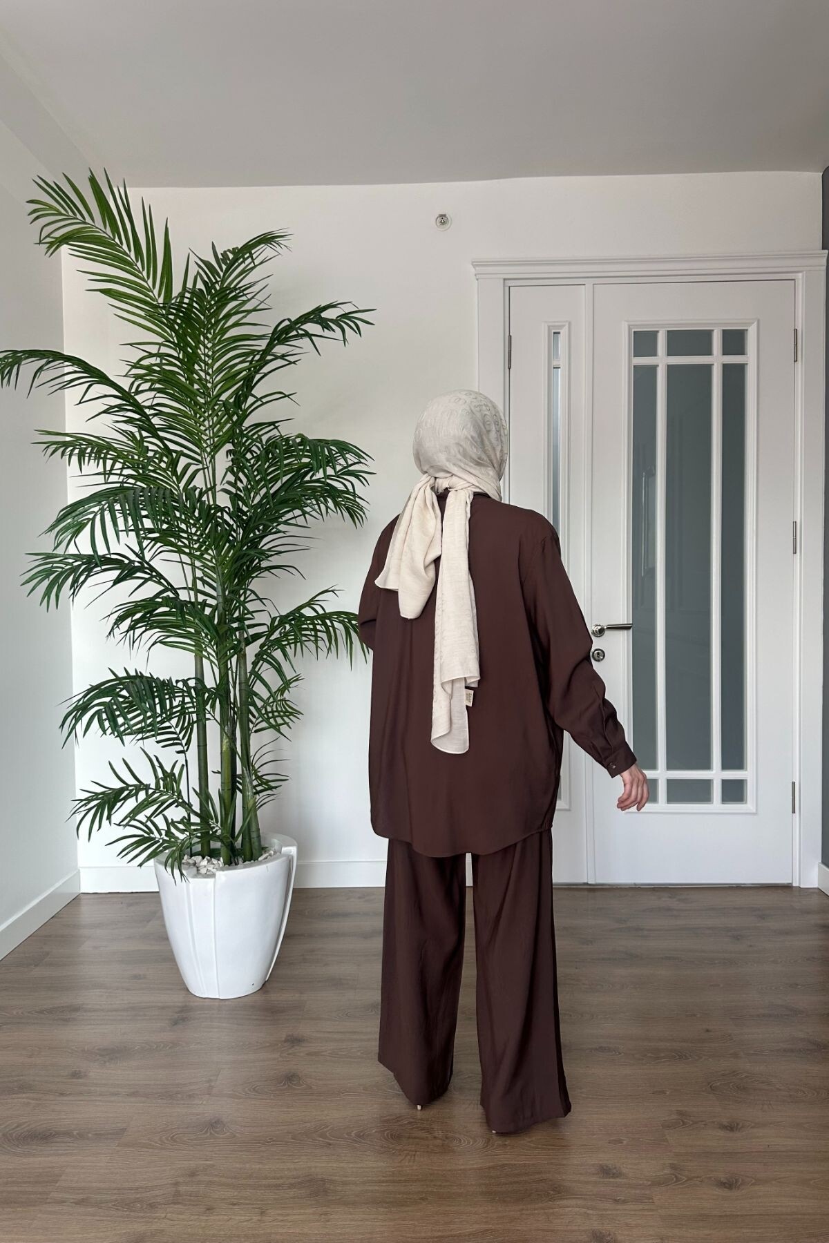 MUADİL PREMİUM TAŞLI TAKIM 2088 KAHVE