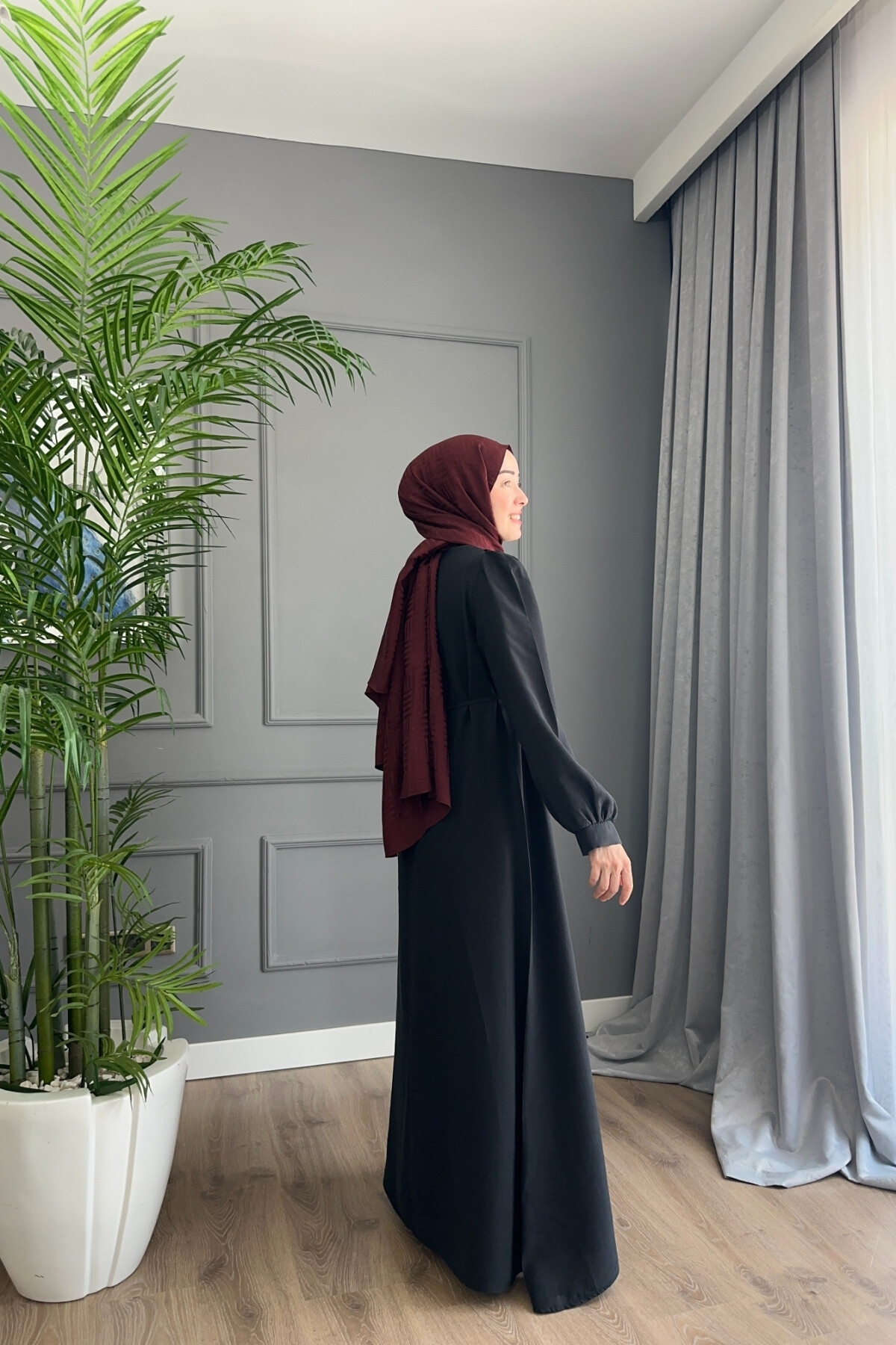 PARİS ELBİSE 2059 SİYAH