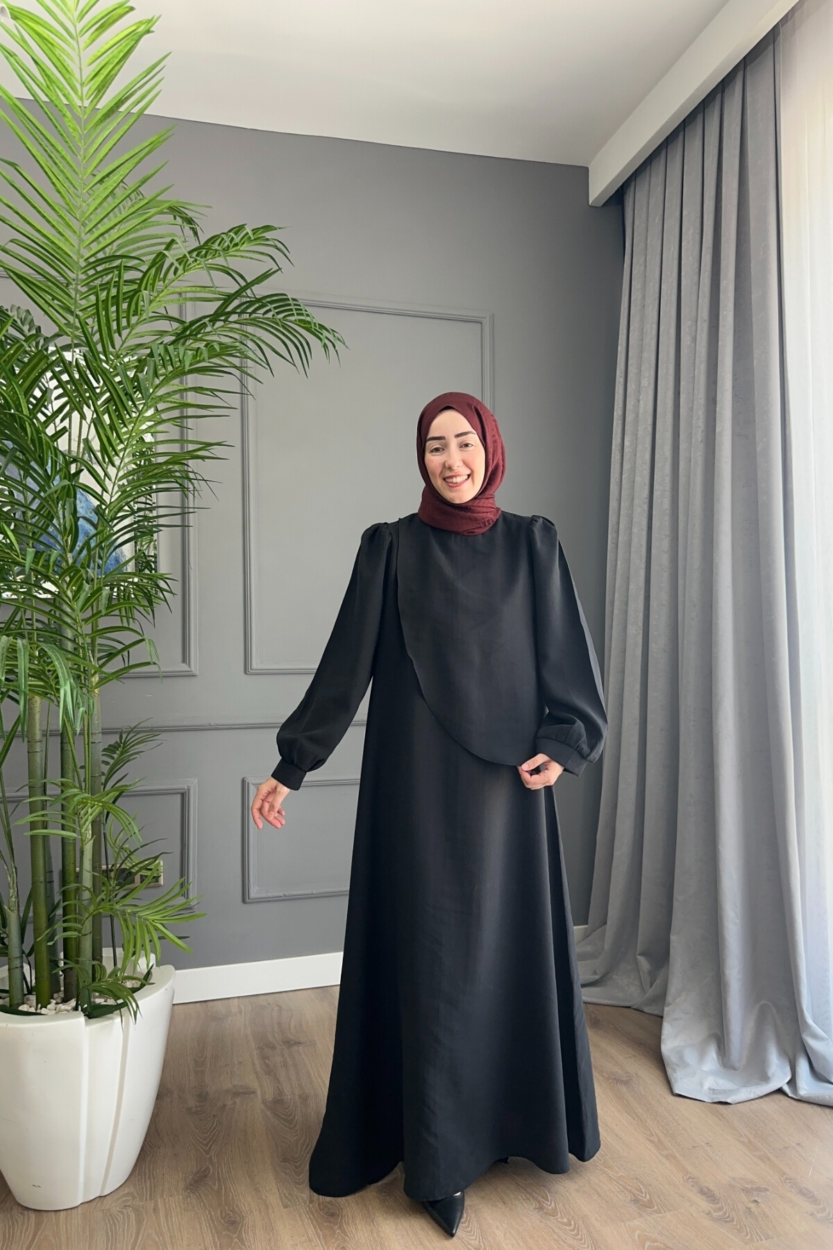 PARİS ELBİSE 2059 SİYAH