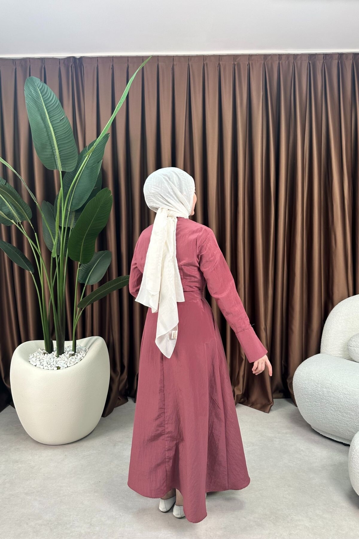 PRENSES ELBİSE 2078 GÜL