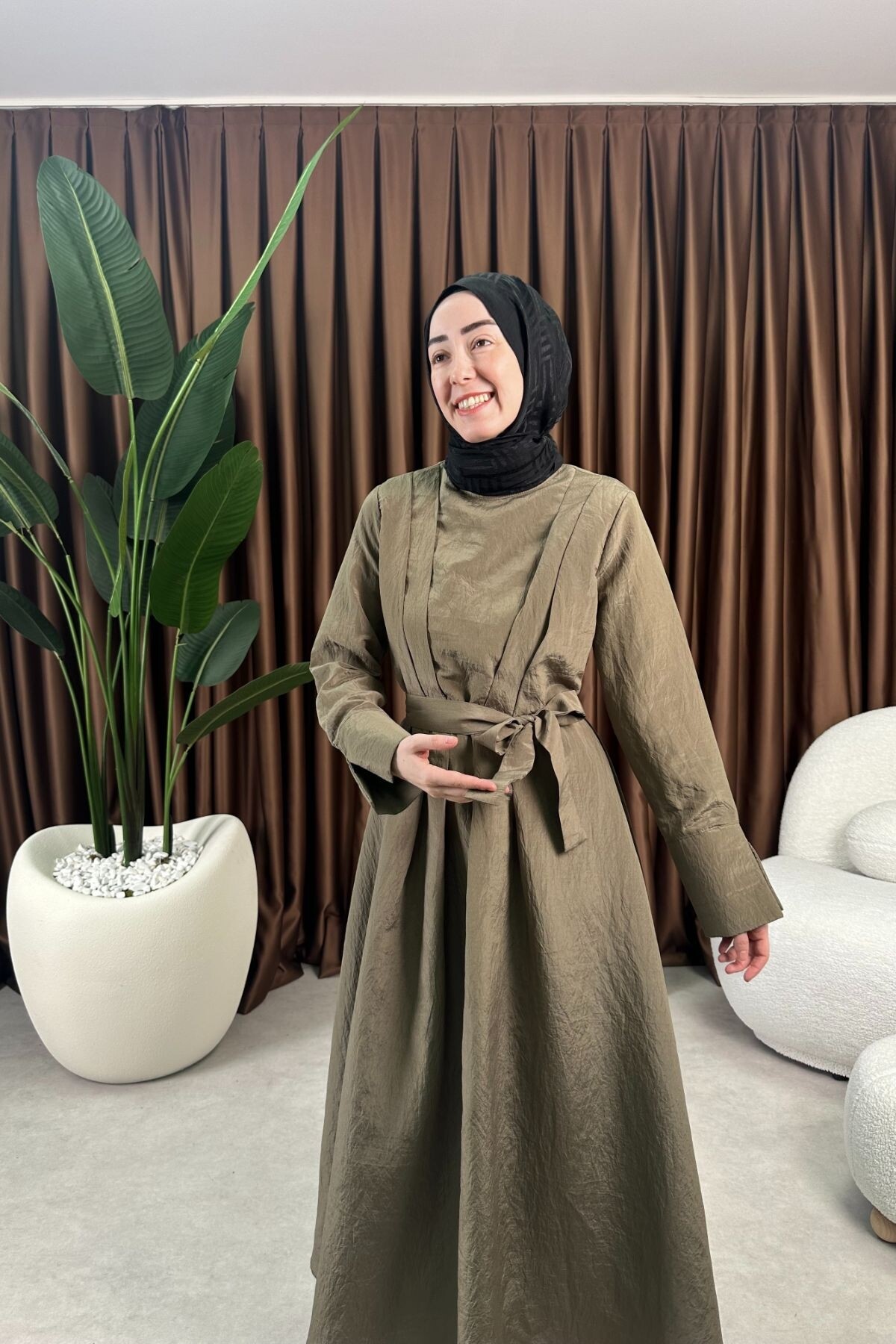 PRENSES ELBİSE 2078 HAKİ