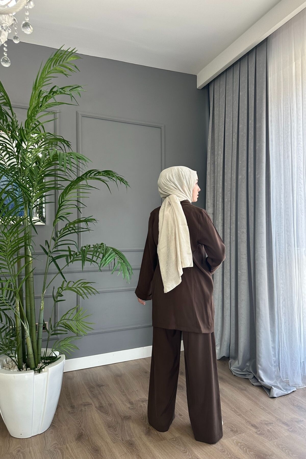 PRENSES QUPRA TENSEL TAKIM 3040 KAHVE