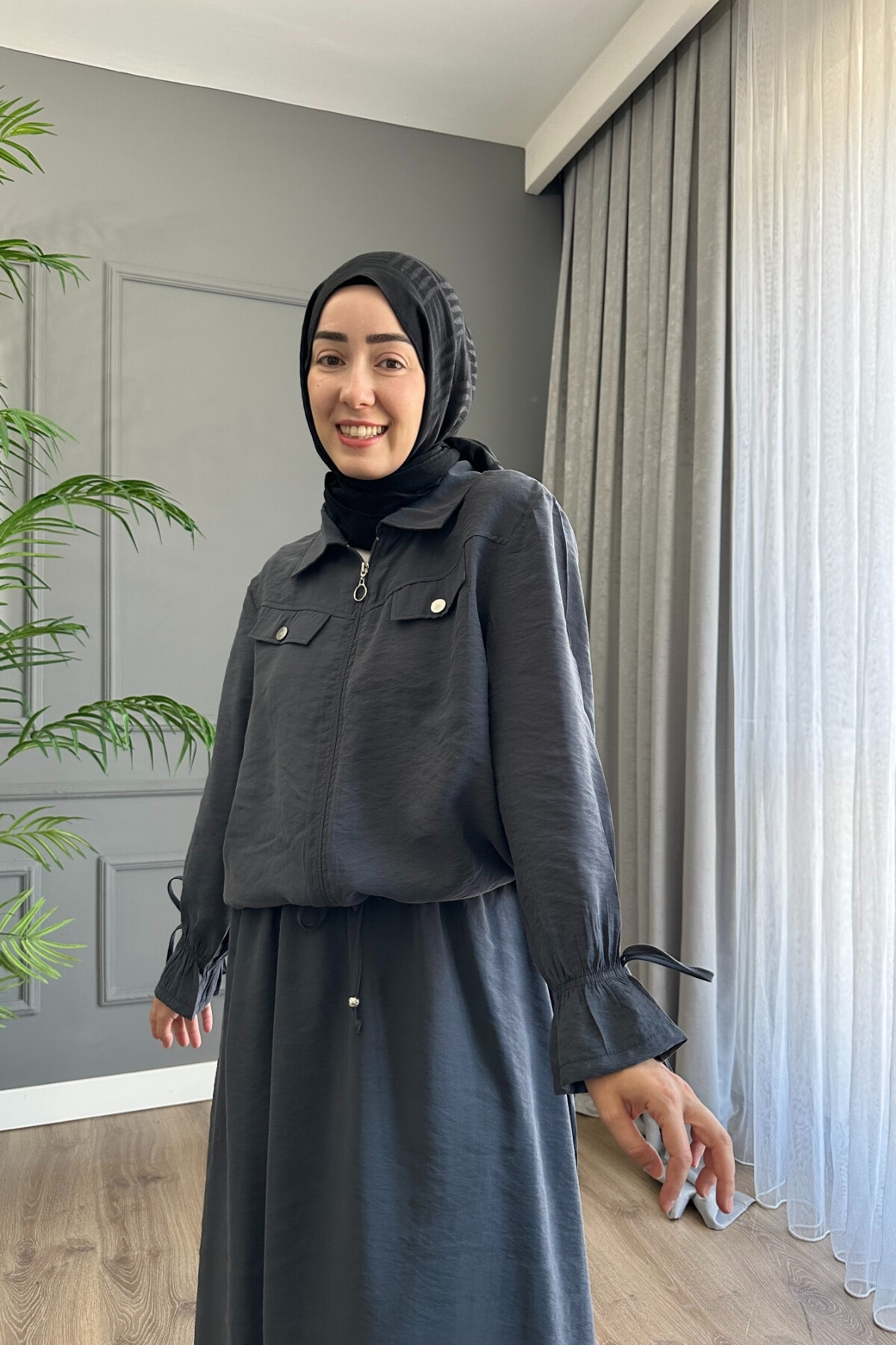 PRİVE MODAL TAKIM ANTRASİT 4212