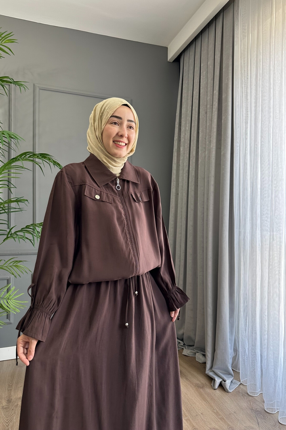 PRİVE MODAL TAKIM KAHVE 4212