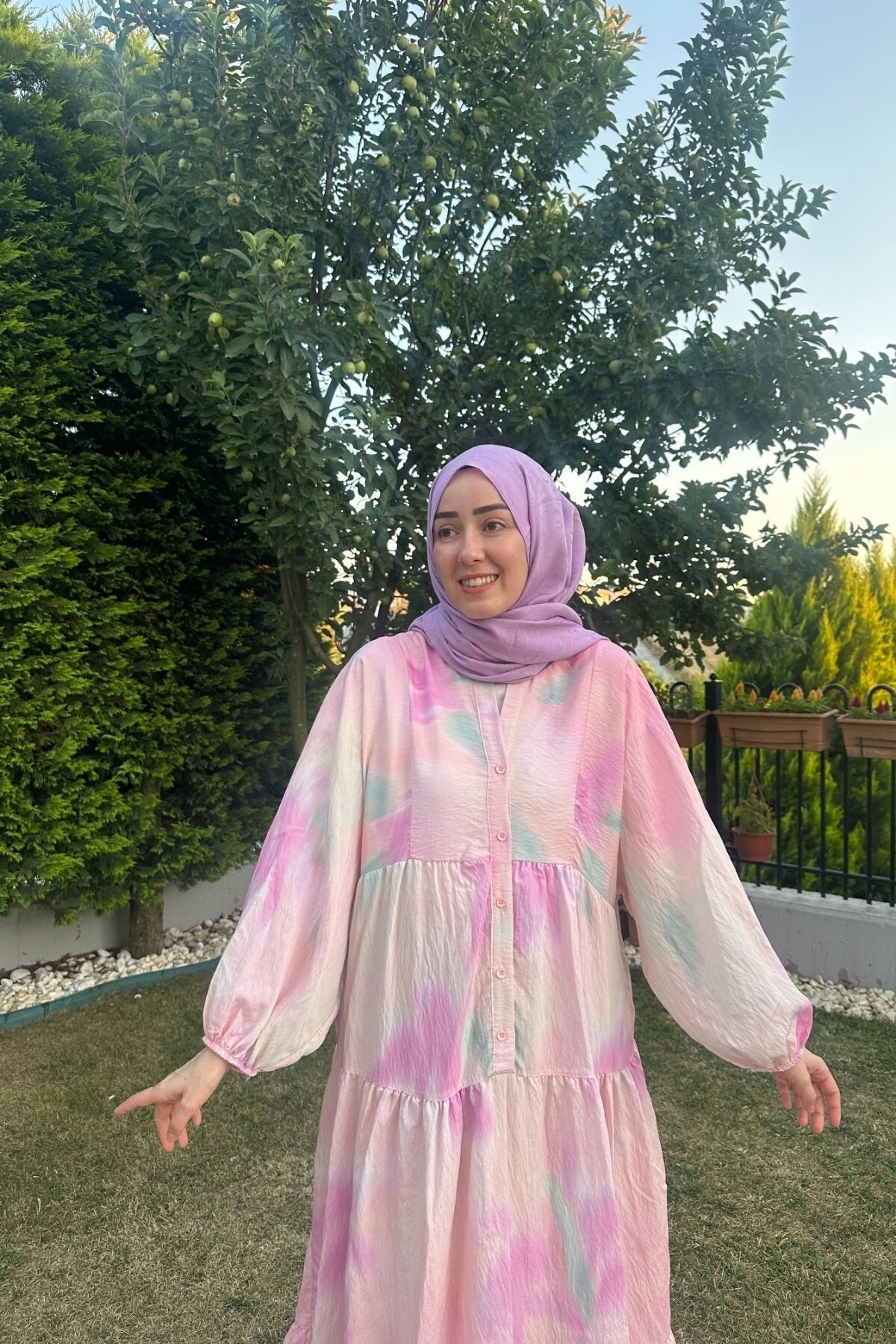 PUANA MODEL MANGO KUMAŞ ELBİSE