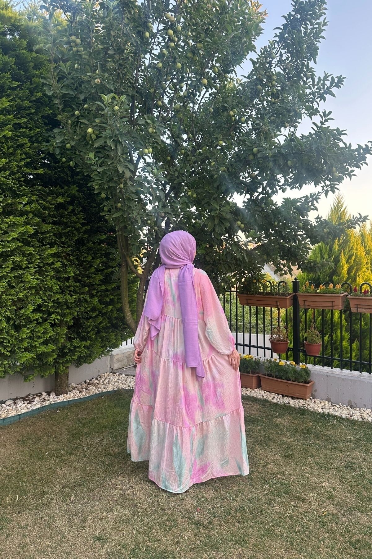 PUANA MODEL MANGO KUMAŞ ELBİSE