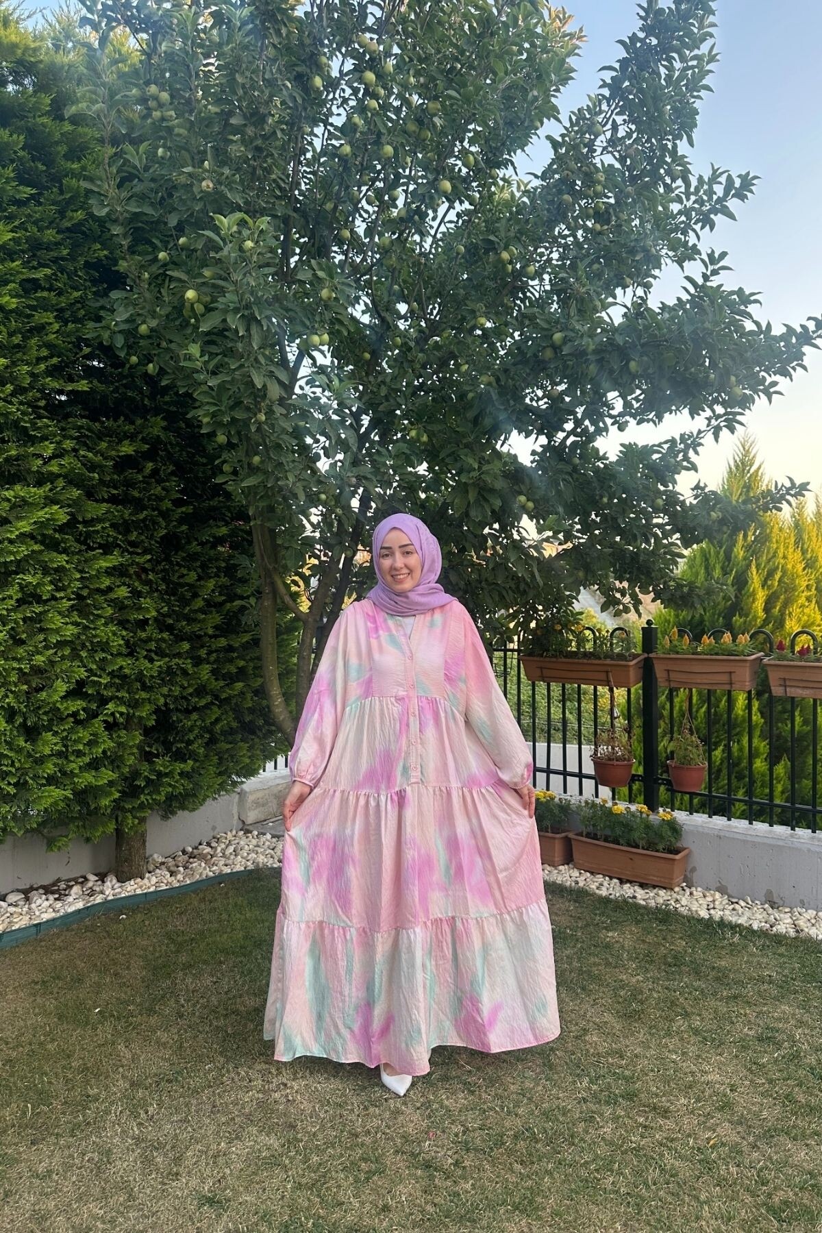 PUANA MODEL MANGO KUMAŞ ELBİSE