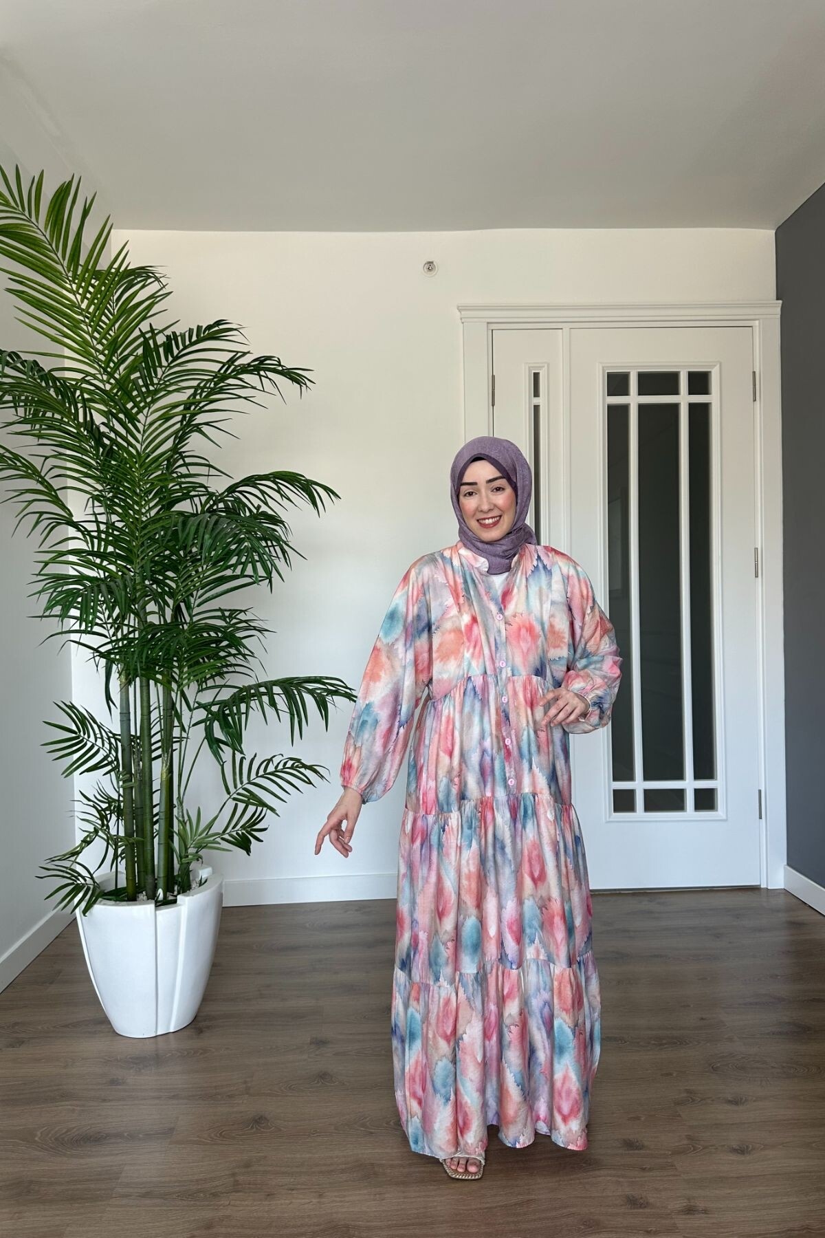 ROZALİN MODEL MANGO KUMAŞ ELBİSE