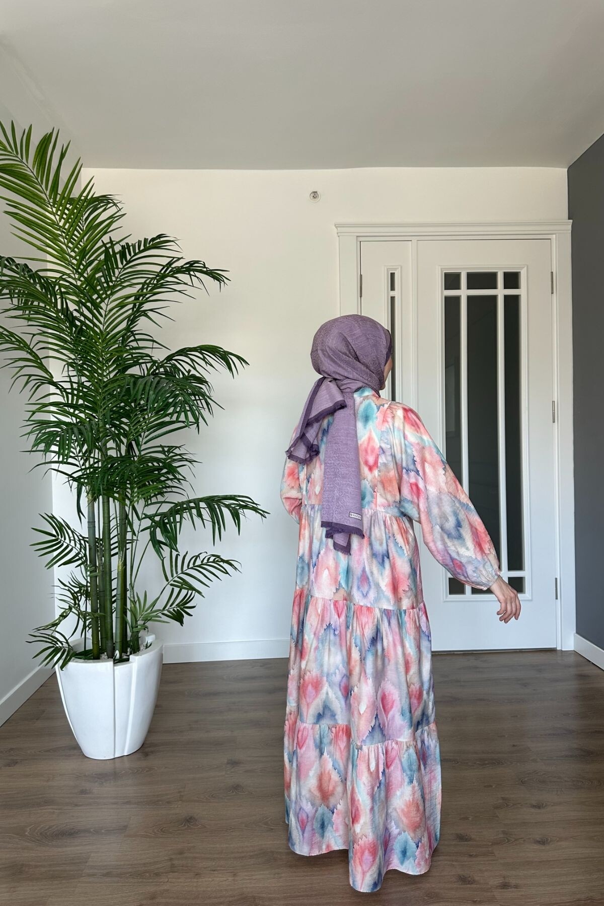 ROZALİN MODEL MANGO KUMAŞ ELBİSE