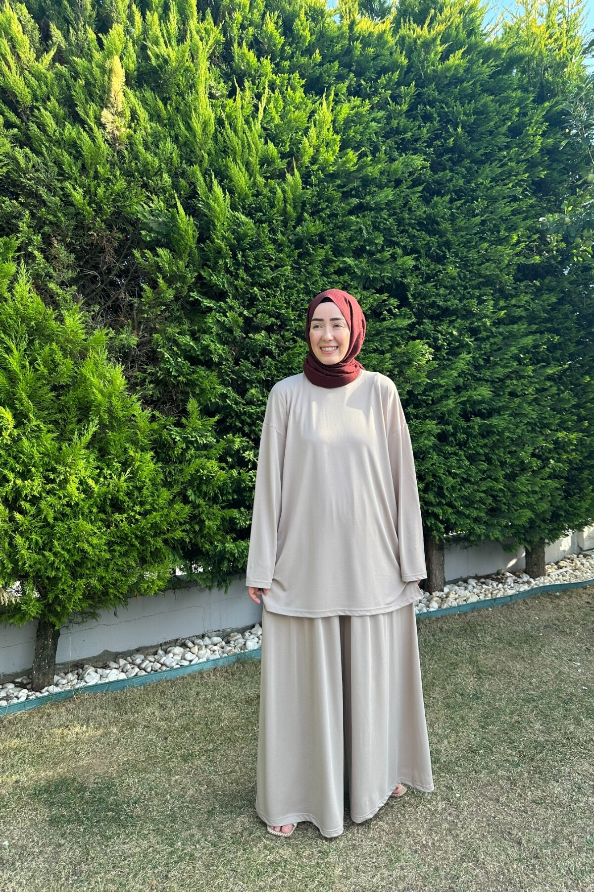 SAFİR MODEL ETEK PANTALON OYSHO TAKIM TAŞ