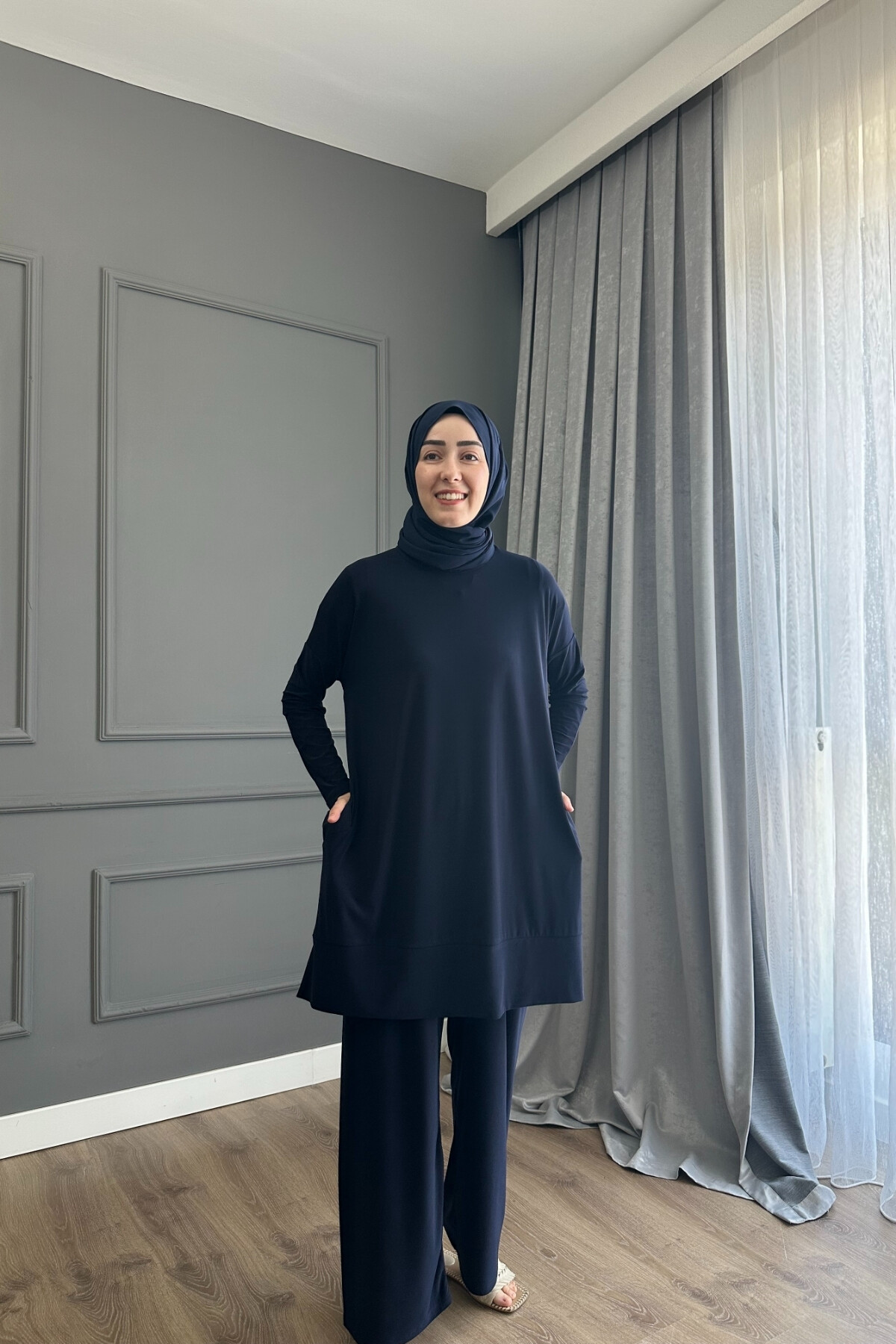 SANDY CEPLİ TAKIM 5015 LACİVERT