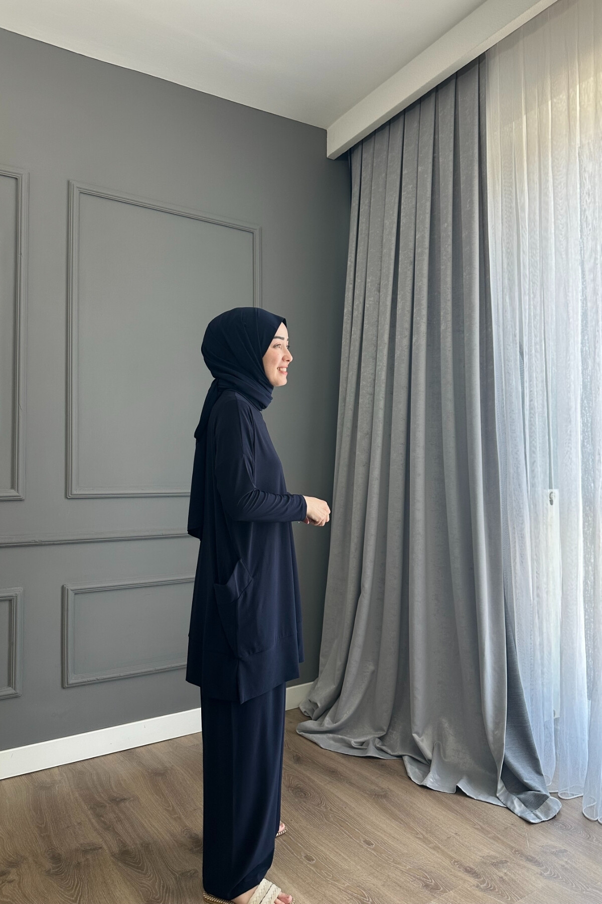 SANDY CEPLİ TAKIM 5015 LACİVERT