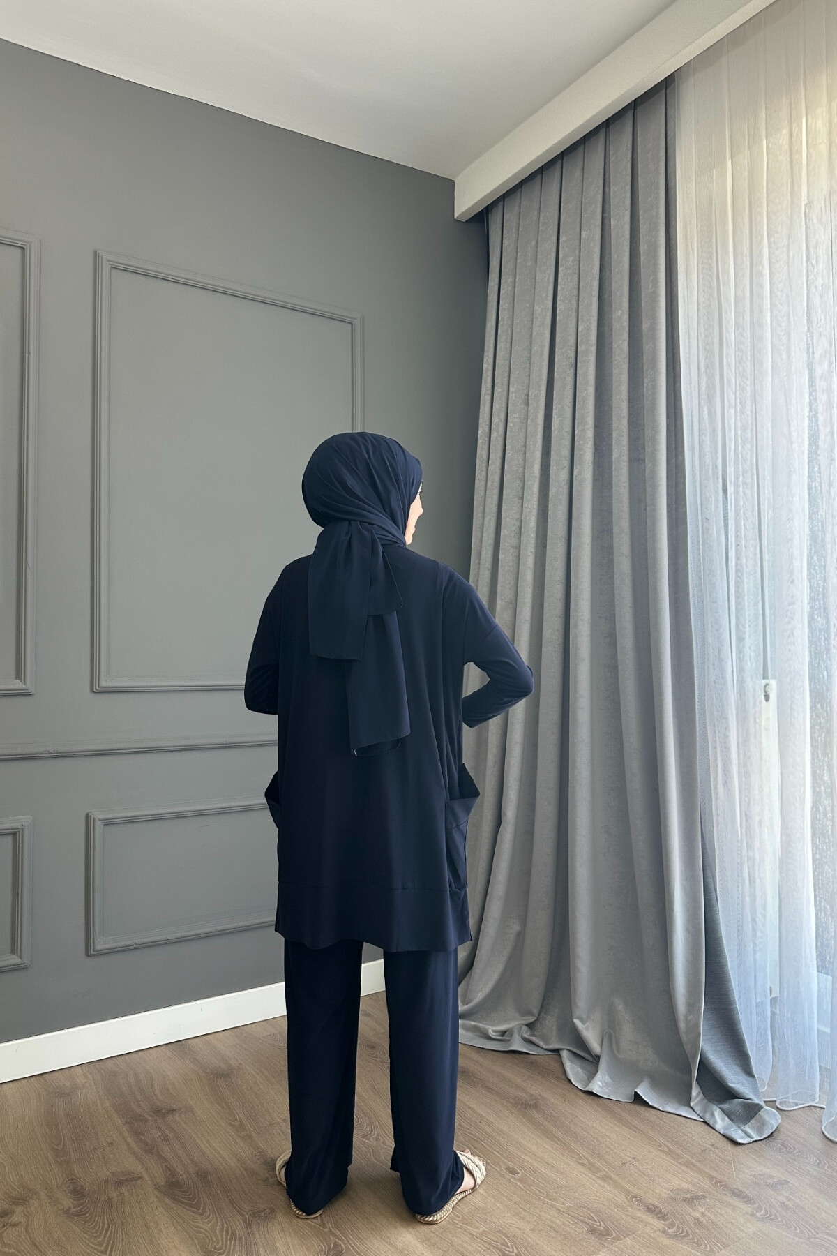 SANDY CEPLİ TAKIM 5015 LACİVERT