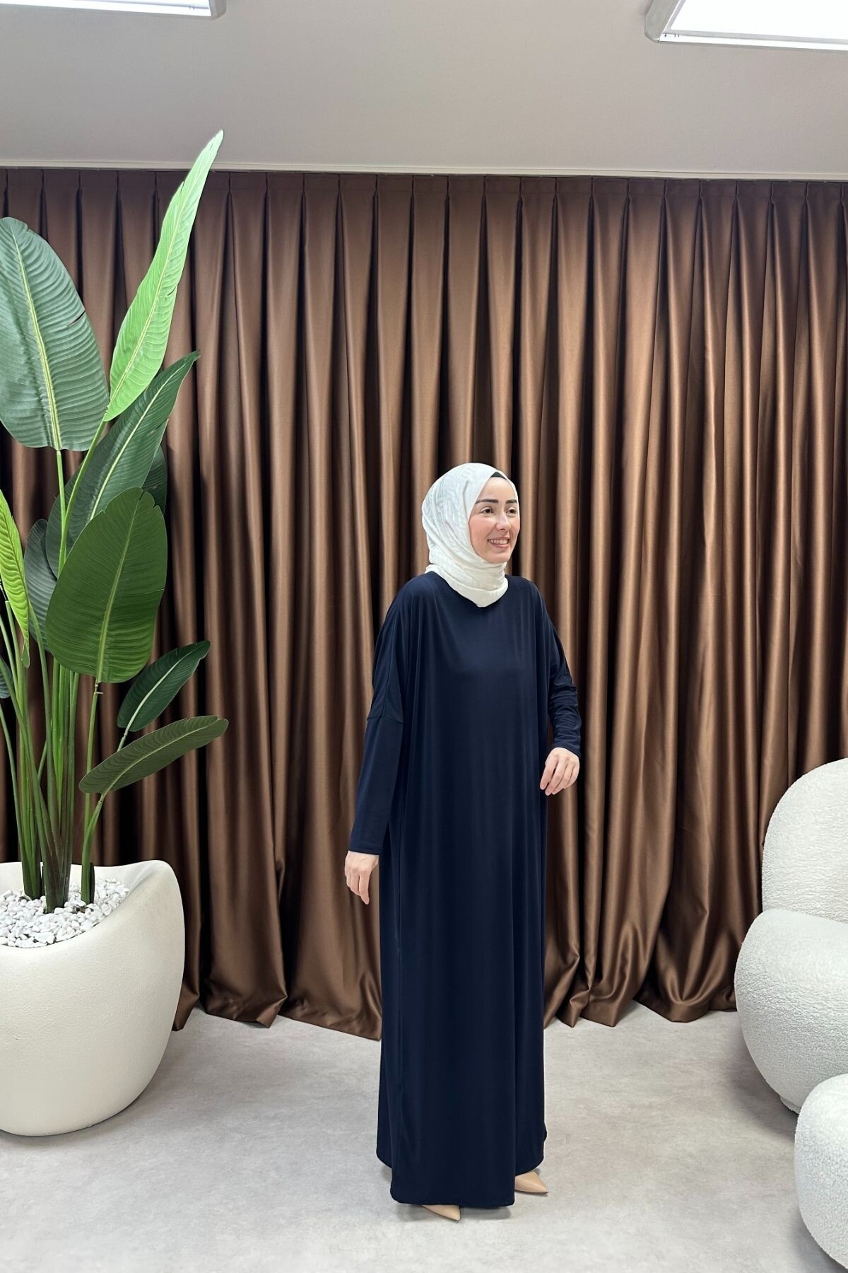 SANDY ELBİSE 1780 LACİVERT 