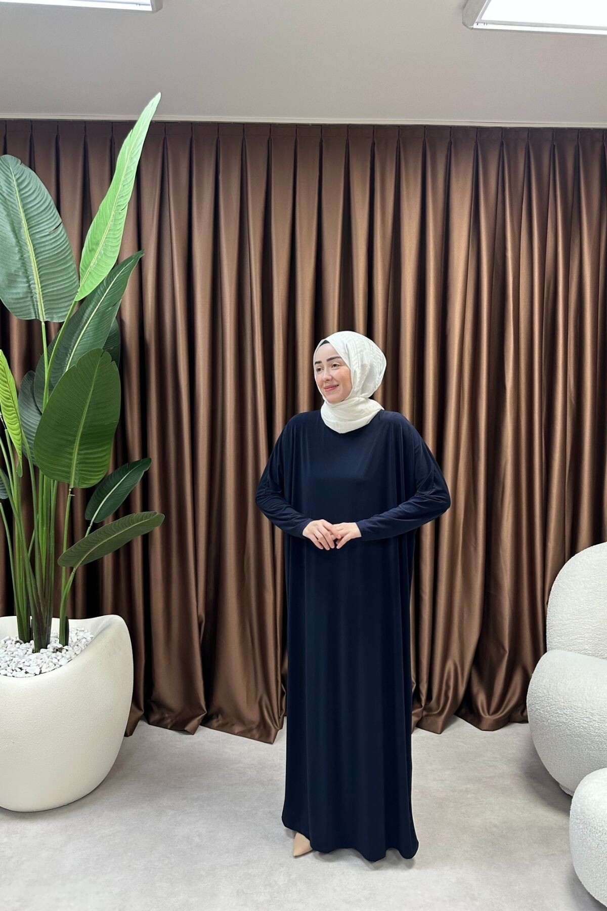 SANDY ELBİSE 1780 LACİVERT 