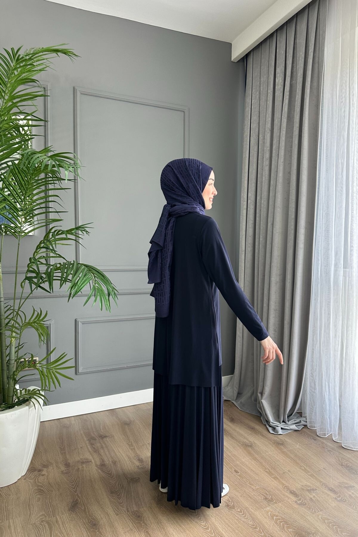 SANDY ETEK TAKIM 4125 LACİVERT