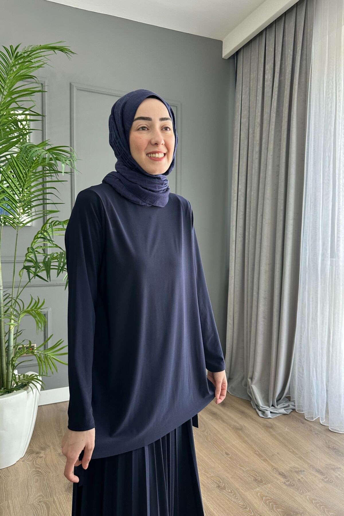 SANDY ETEK TAKIM 4125 LACİVERT