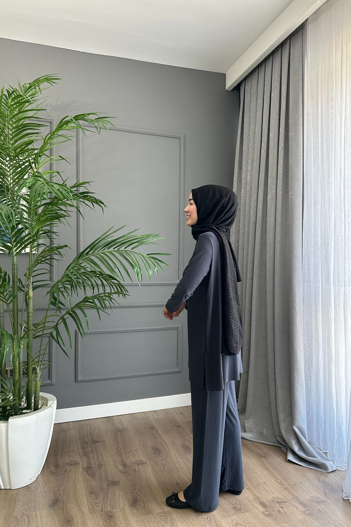 SANDY PANTOLON TAKIM 5026 ANTRASİT