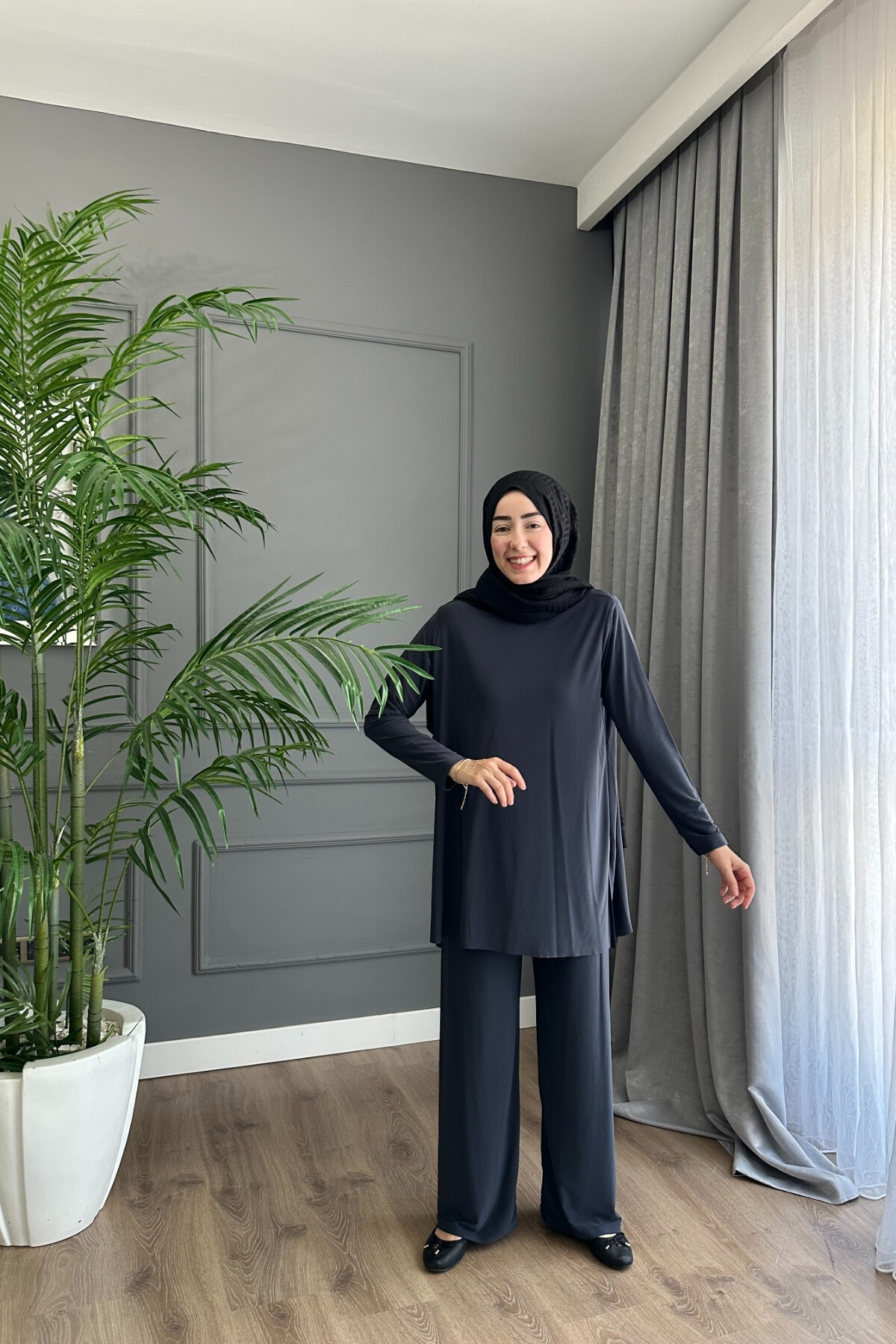 SANDY PANTOLON TAKIM 5026 ANTRASİT