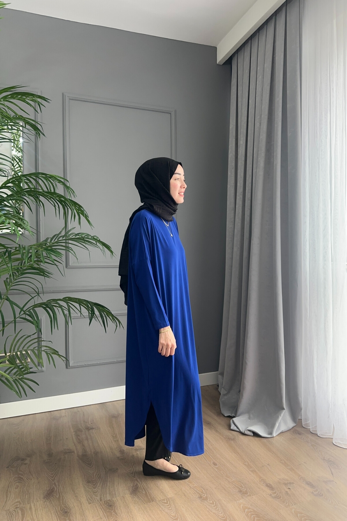 SANDY ŞALVAR TUNİK 1735 SAKS